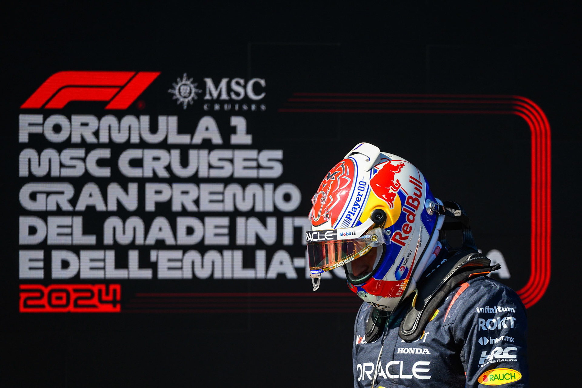 Max Verstappen #1, Oracle Red Bull Racing; F1 GP Imola / Italien Samstag, 18.05.2024