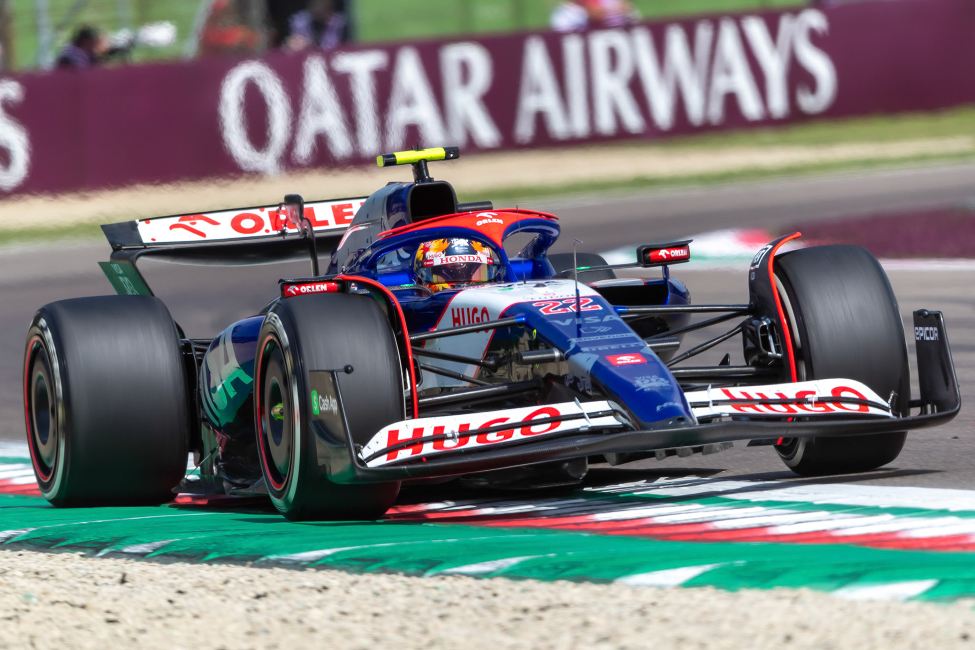 Yuki Tsunoda #22, Visa Cash App RB Formula One Team; F1 GP Imola / Italien Sonntag, 19.05.2024