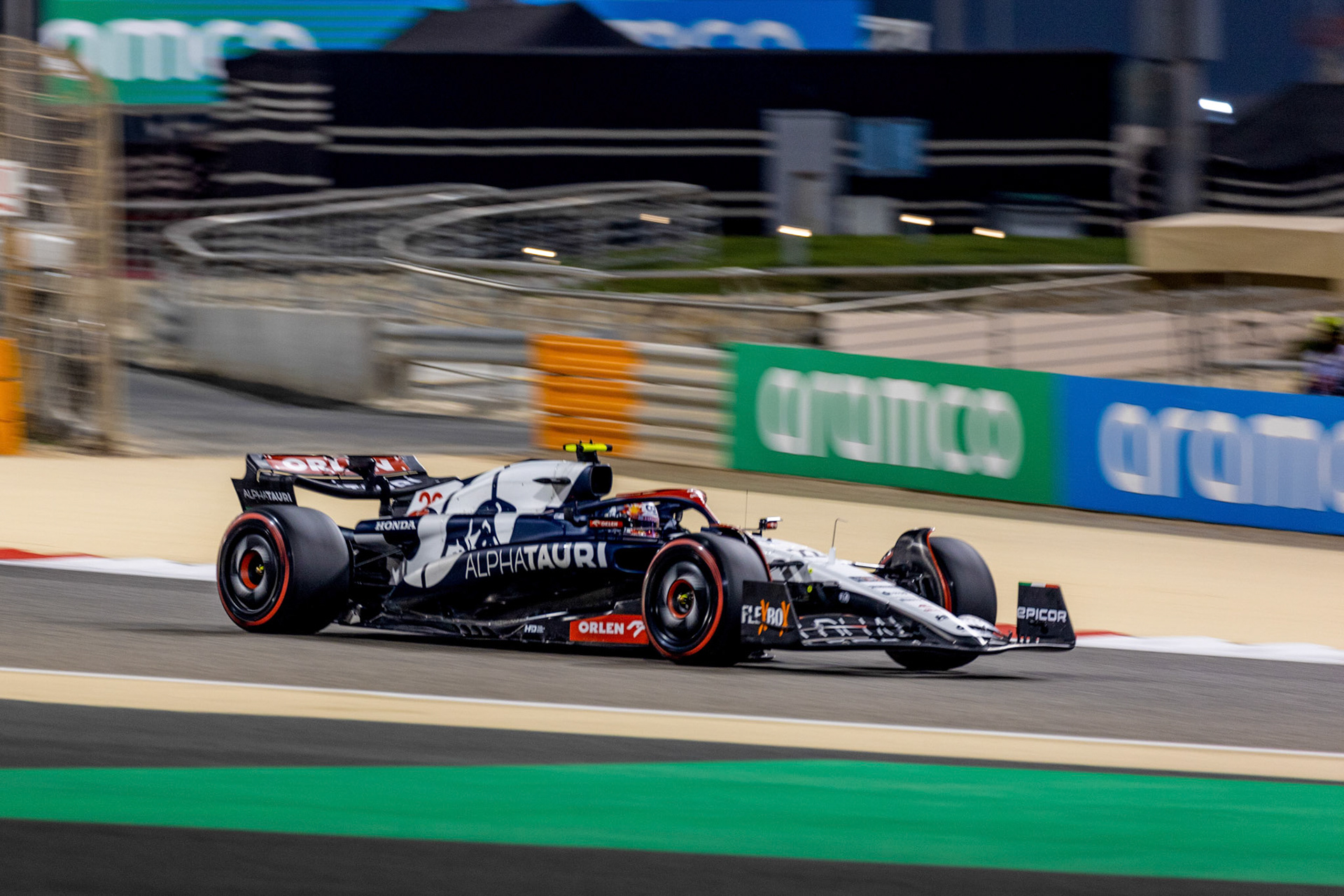 Yuki Tsunoda (JPN) Scuderia Alpha Tauri; Formel 1 GP Bahrain. Samstag 04.03.2023