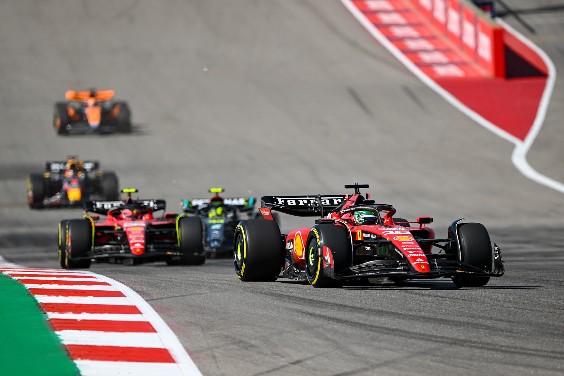 Rennstart; Formel 1 GP USA Austin Texas. Sonntag 22.10.2023