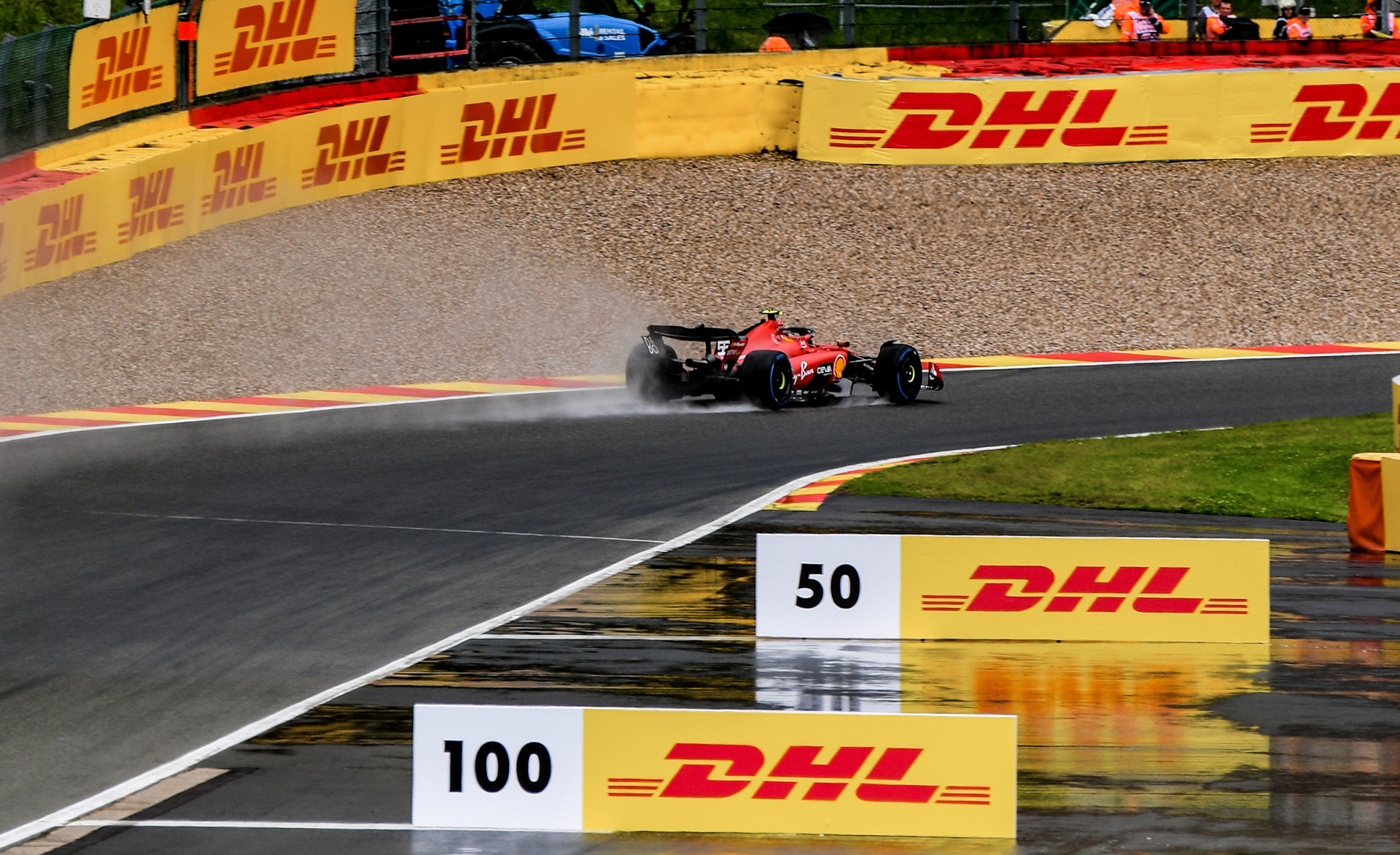 Carlos Sainz (ESP) Scuderia Ferrari; Formel 1 GP Spa Francorchamps/ Belgien. Freitag, 28.07.2023