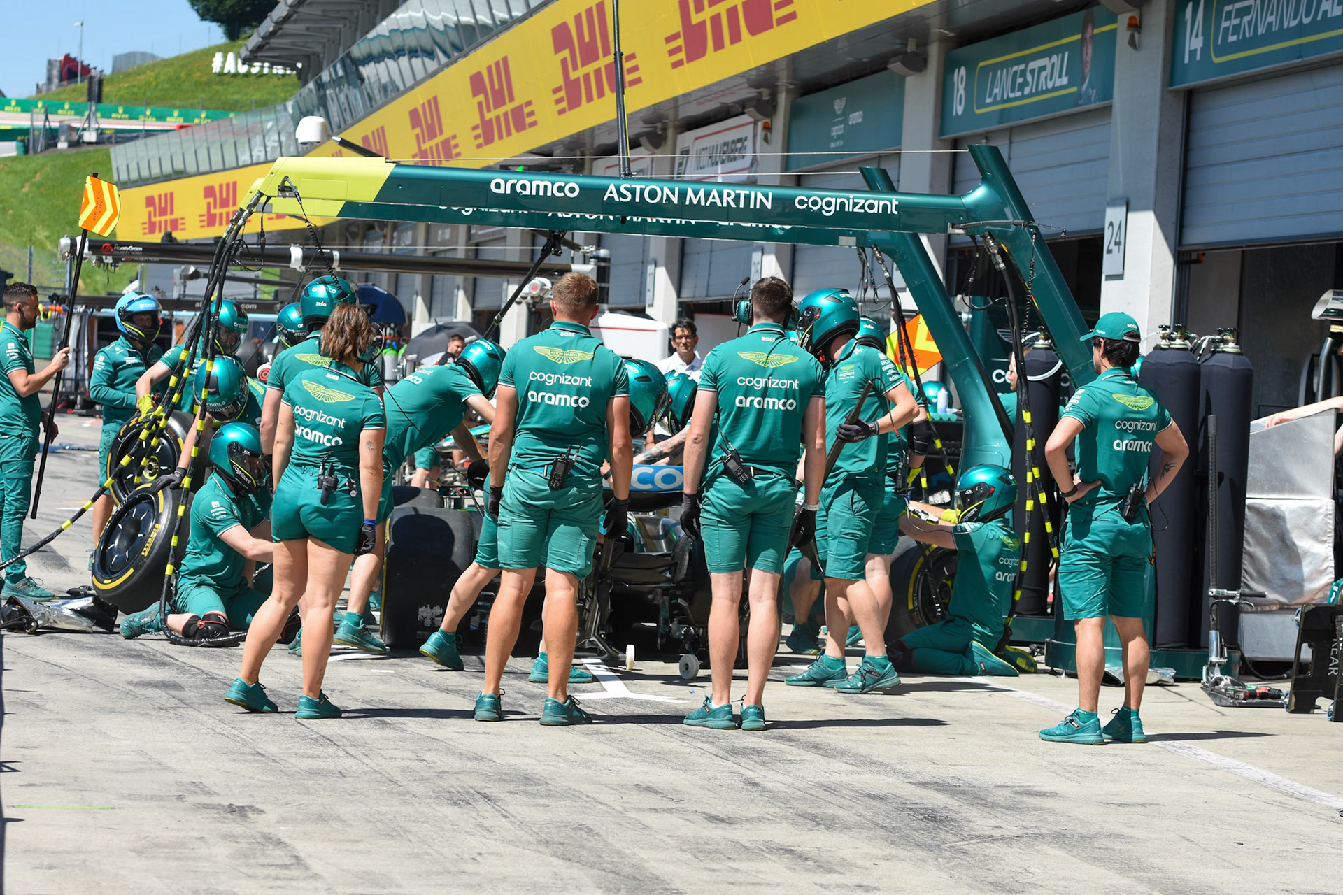 Aston Martin Formula One Team; Formel 1 GP Austria / Österreich. Donnerstag 29.06.2023