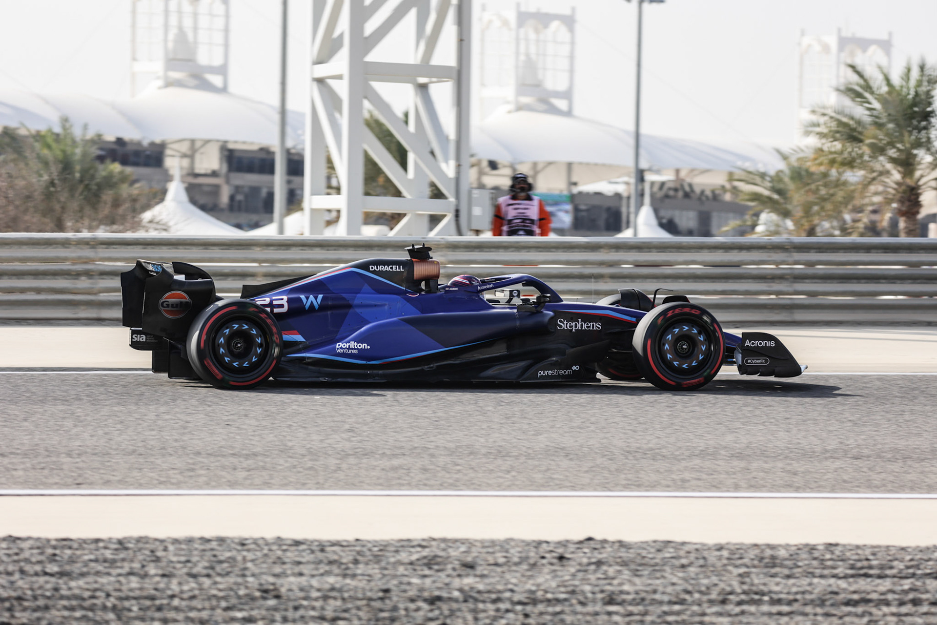Alexander Albon (THA) Williams Racing; Formel 1 GP Bahrain. Samstag 04.03.2023