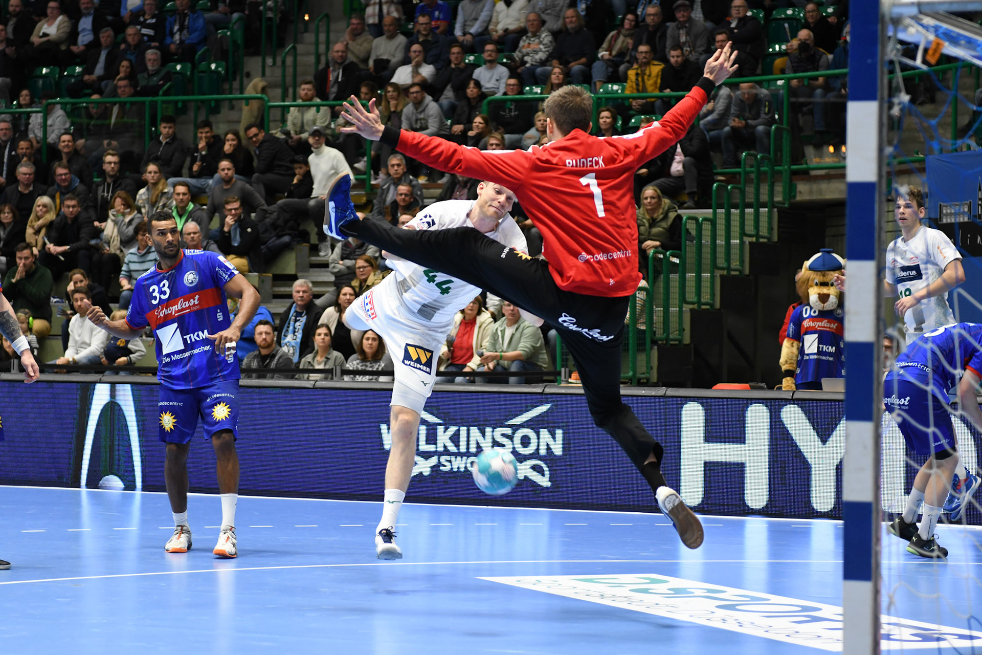 Lenny Rubin #44; Handball Bundesliga; BHC 06 - HSG Wetzlar 06.11.2022