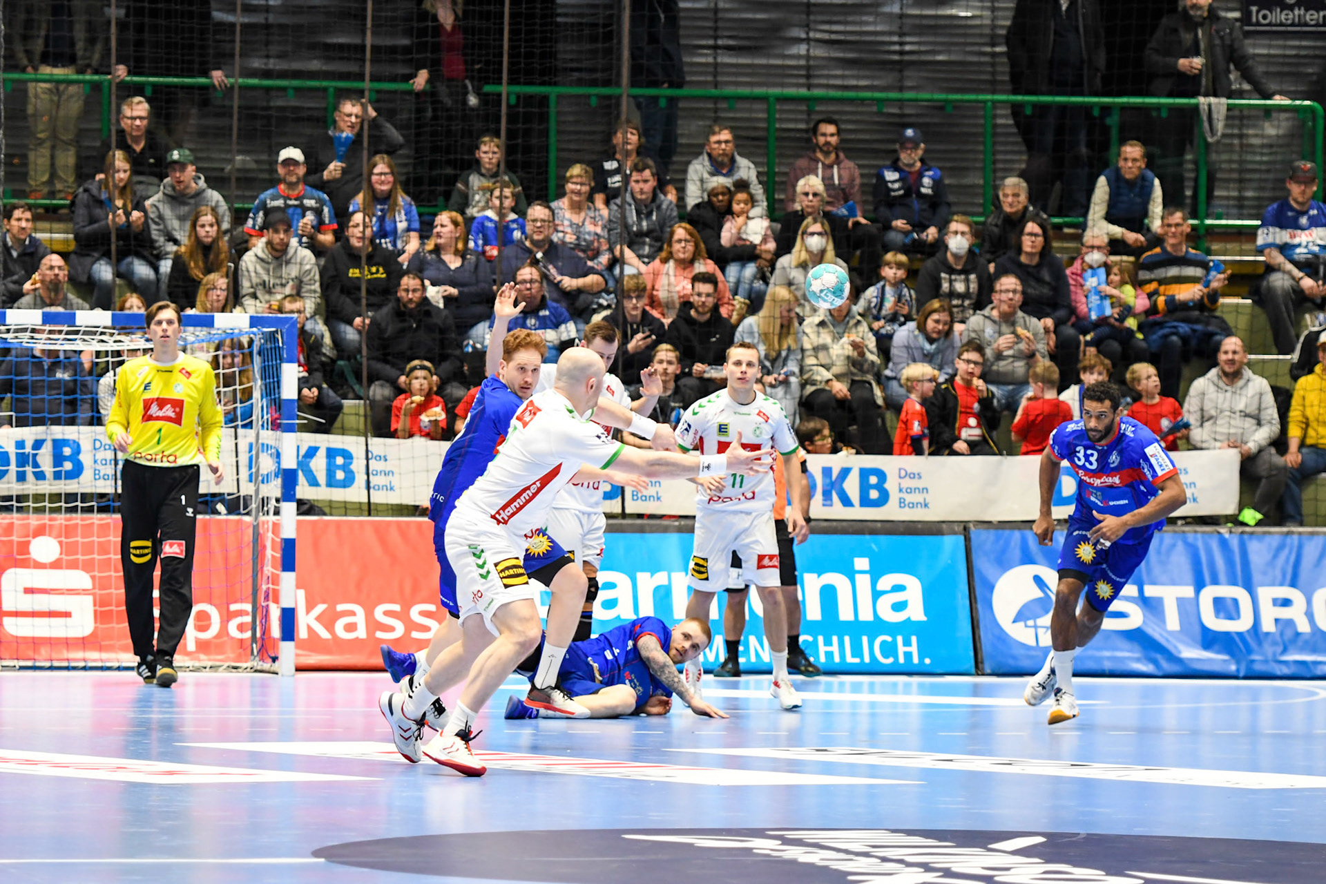 Djibril M´Bengue; Handball Bundesliga; BHC 06 - GWD Minden 02.03.2023