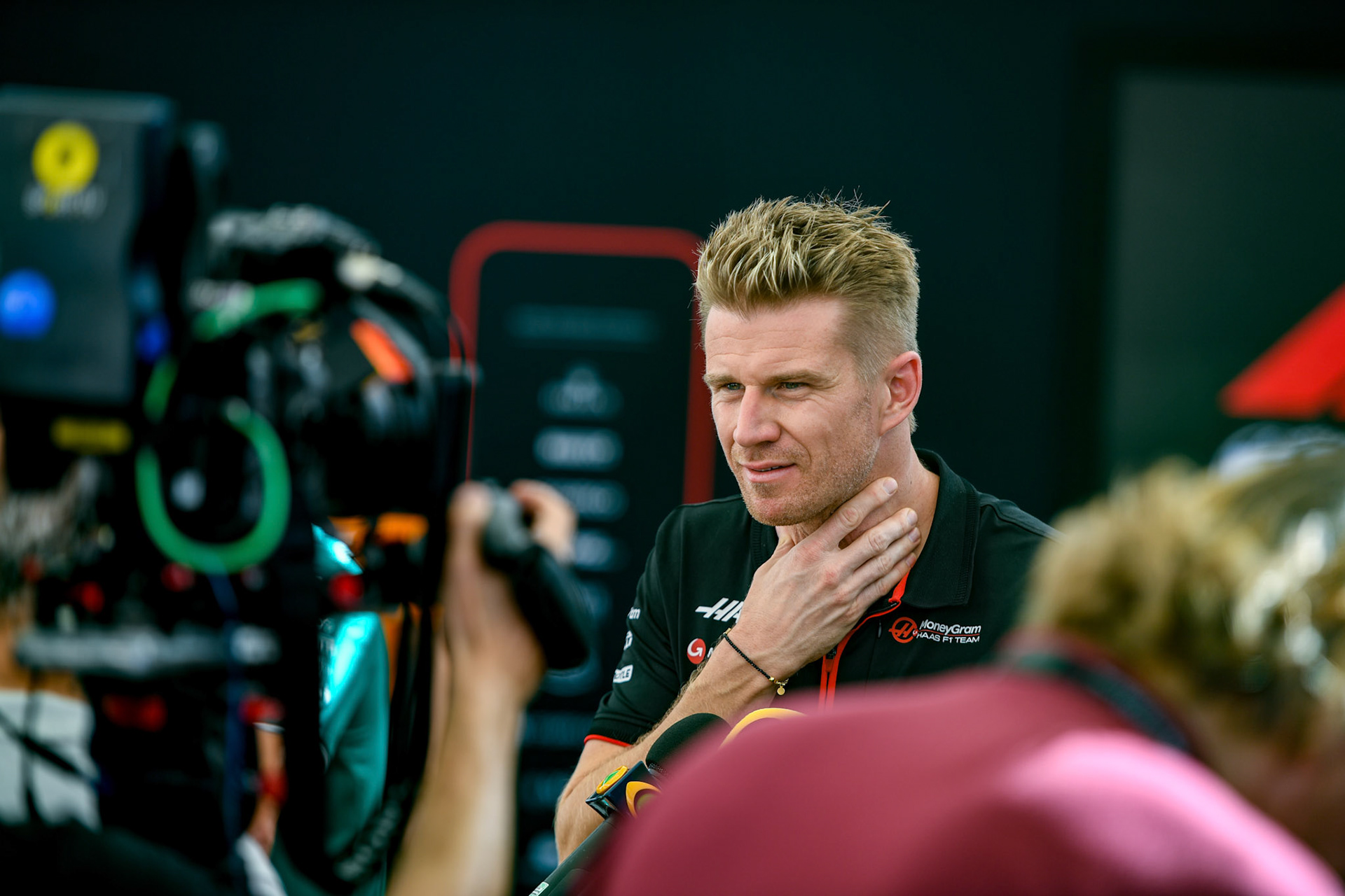 Nico Hülkenberg (GER) Haas F1 Team; Formel 1 GP Abu Dhabi. Donnerstag 23.11.2023