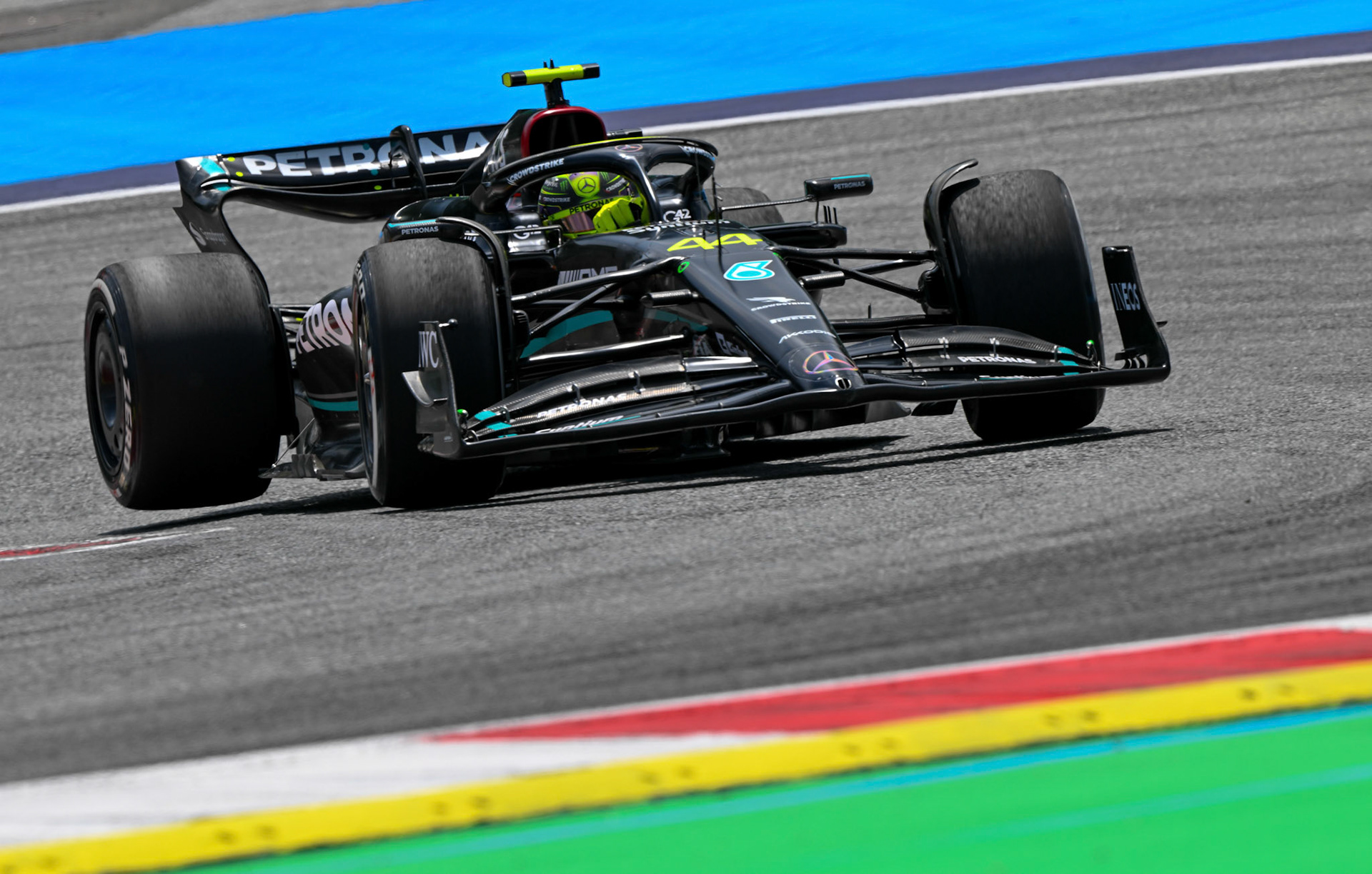 Lewis Hamilton (GBR) Mercedes AMG F1 Team; Formel 1 GP Austria / Österreich. Freitag, 30.06.2023