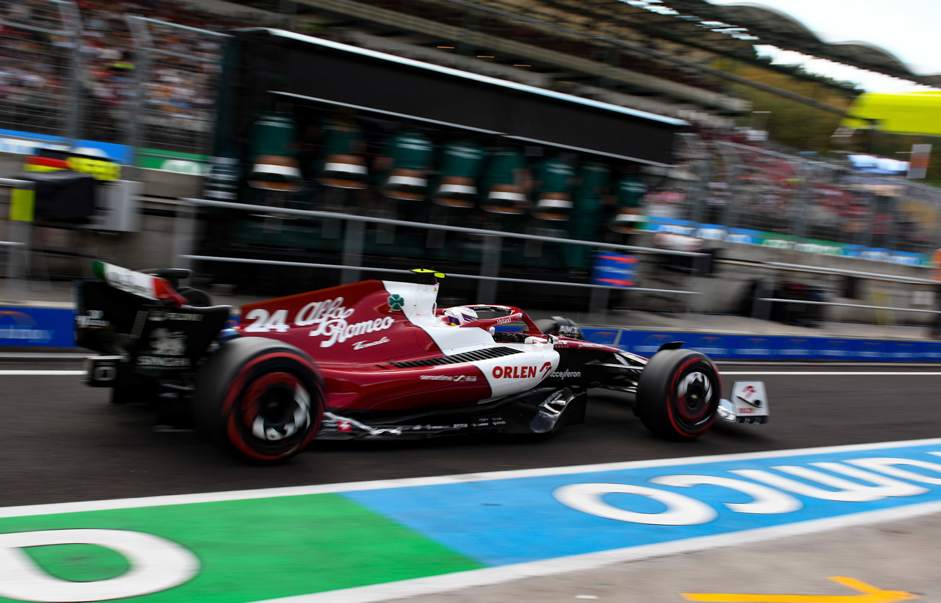 Guanyu Zhou (CHN) Alfa Romeo Racing; Formel 1 Ungarn am 29.07.2022