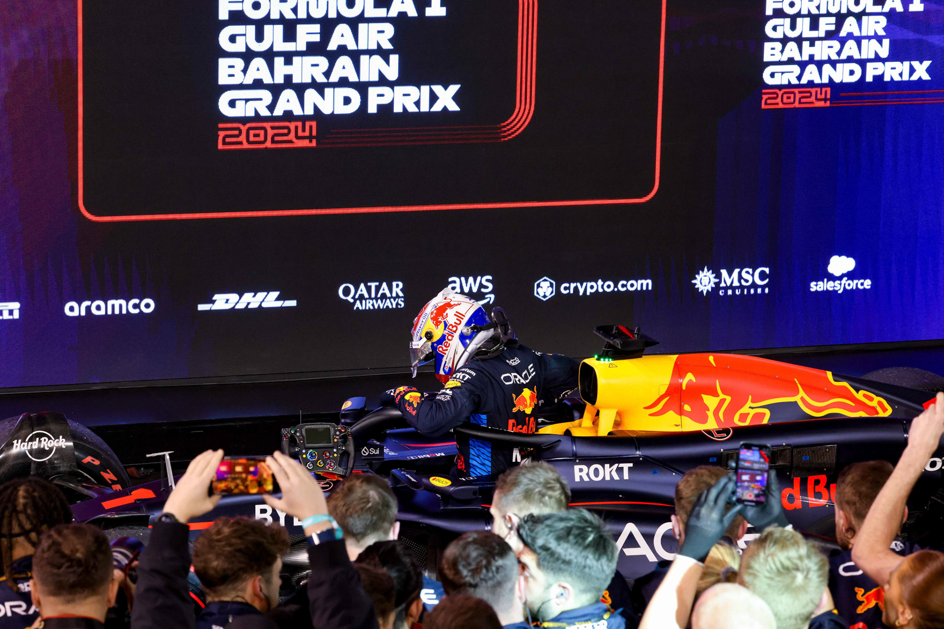 Max Verstappen #1, Oracle Red Bull Racing, winner ; Formel 1 GP Bahrain. Samstag 02.03.2024