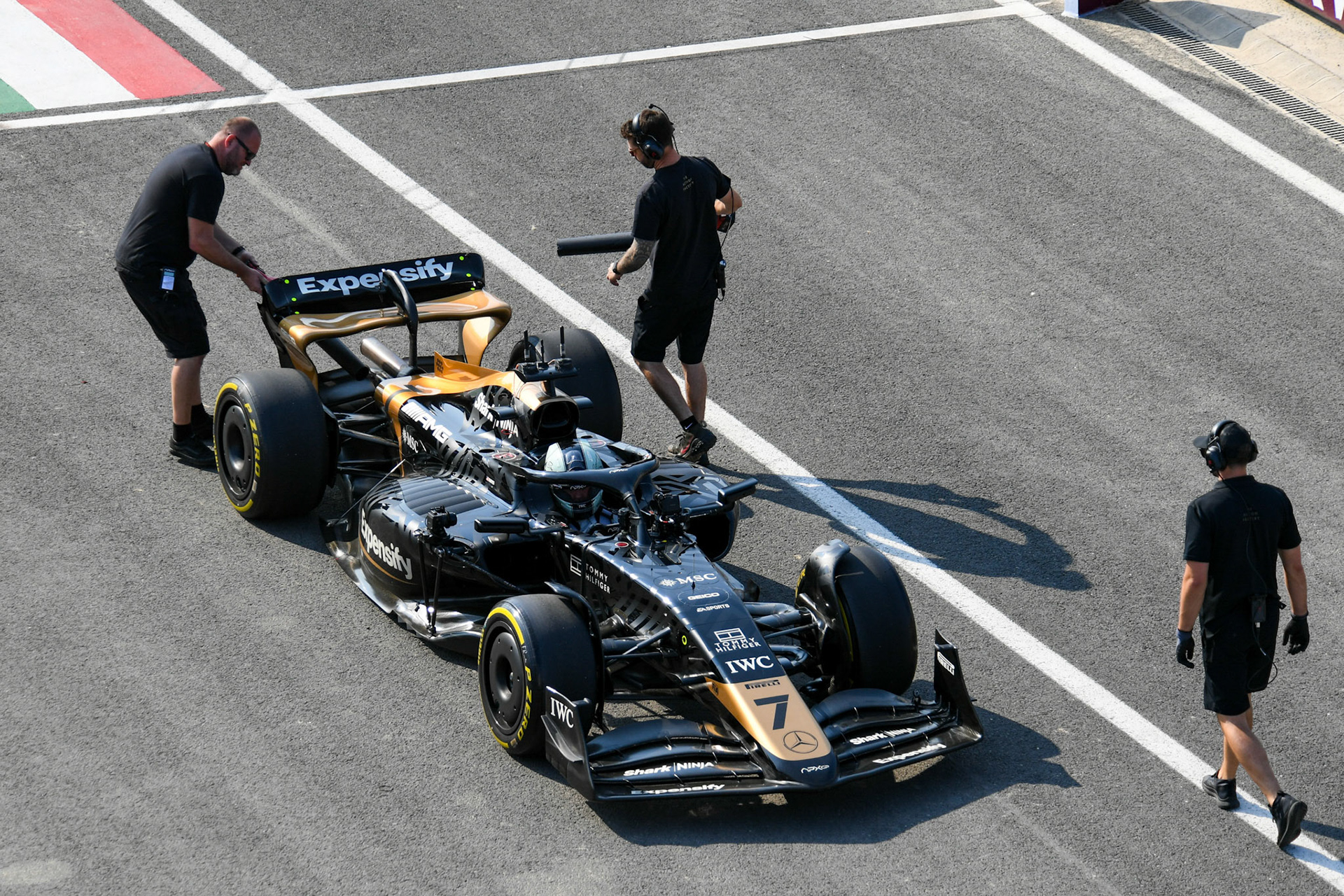 APXGP F1 Team für den Spielfilm F1;Formel 1 Budapest / Ungarn, 20.07.2024