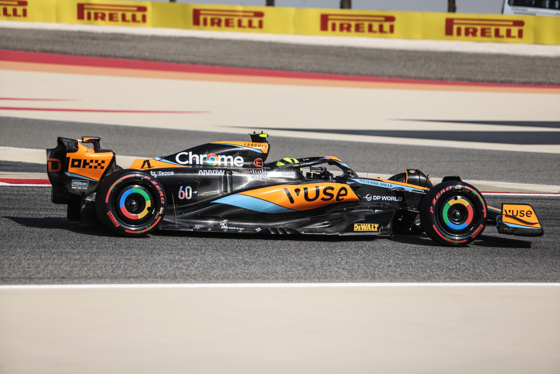 Lando Norris (GBR) McLaren F1 Team; Formel 1 GP Bahrain. Samstag 04.03.2023