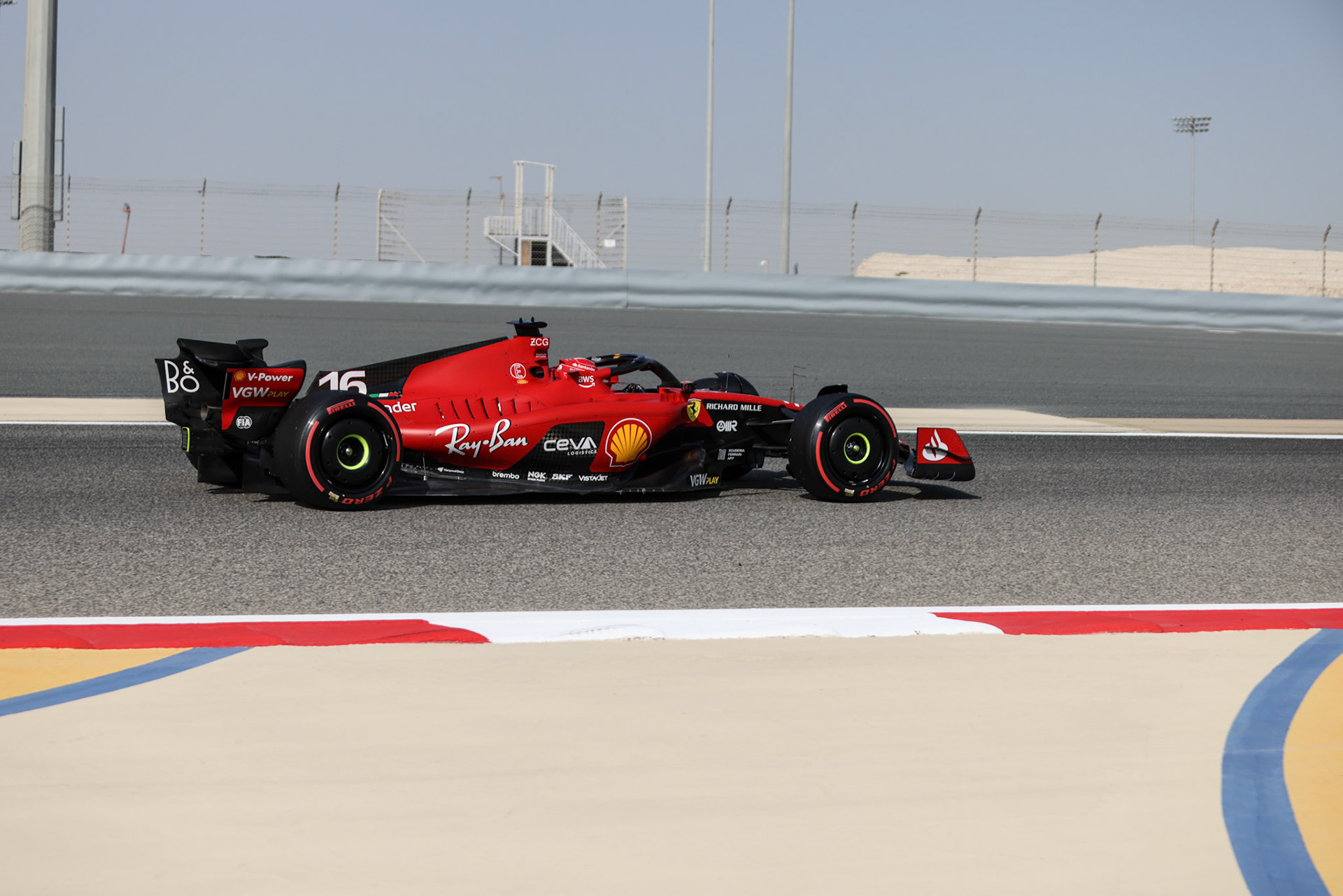 Charles Leclerc (MCO) Scuderia Ferrari; Formel 1 GP Bahrain. Samstag 04.03.2023