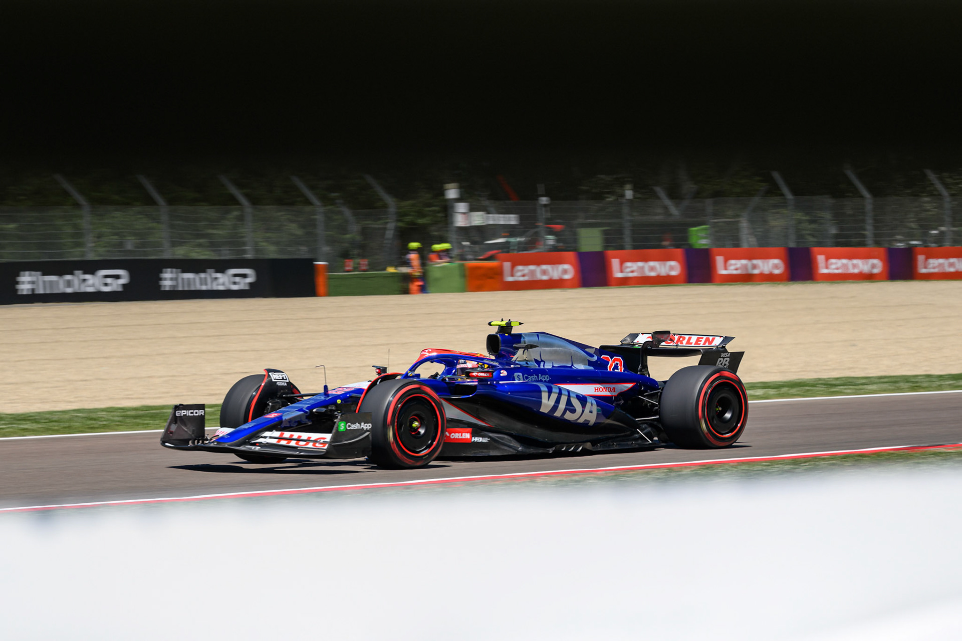 Yuki Tsunoda #22, Visa Cash App RB Formula One Team; F1 GP Imola / Italien Freitag, 17.05.2024