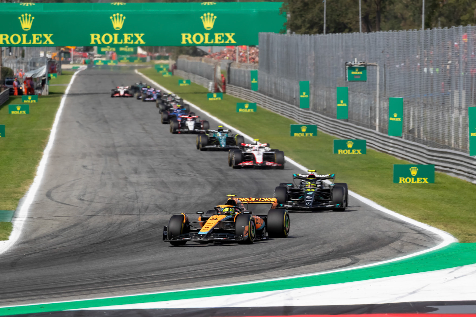 Lando Norris (GBR) McLaren F1 Team; Formel 1 GP Italien / Monza. Sonntag, 03.09.2023