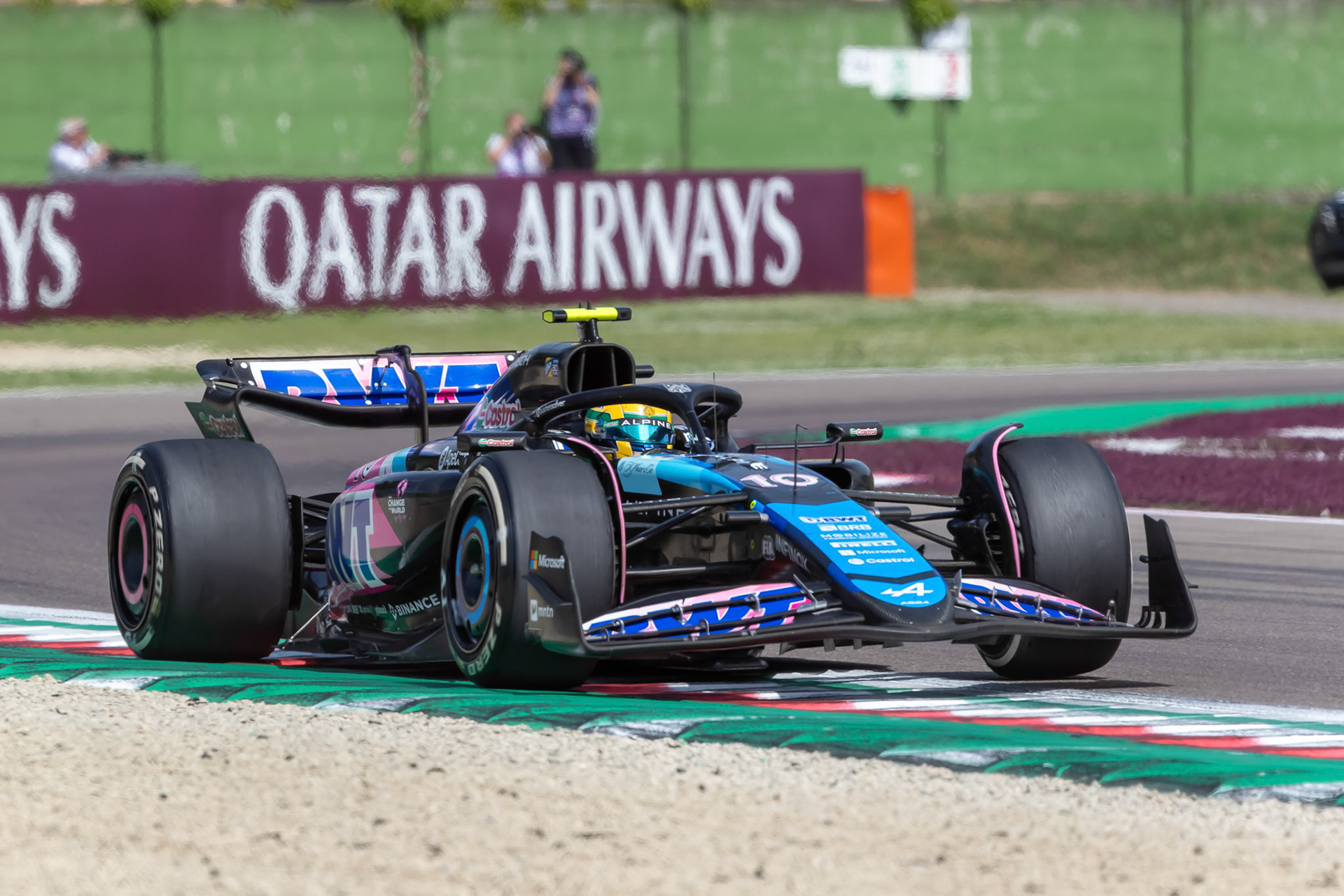 Pierre Gasly #10, BWT Alpine F1 Team; F1 GP Imola / Italien Sonntag, 19.05.2024