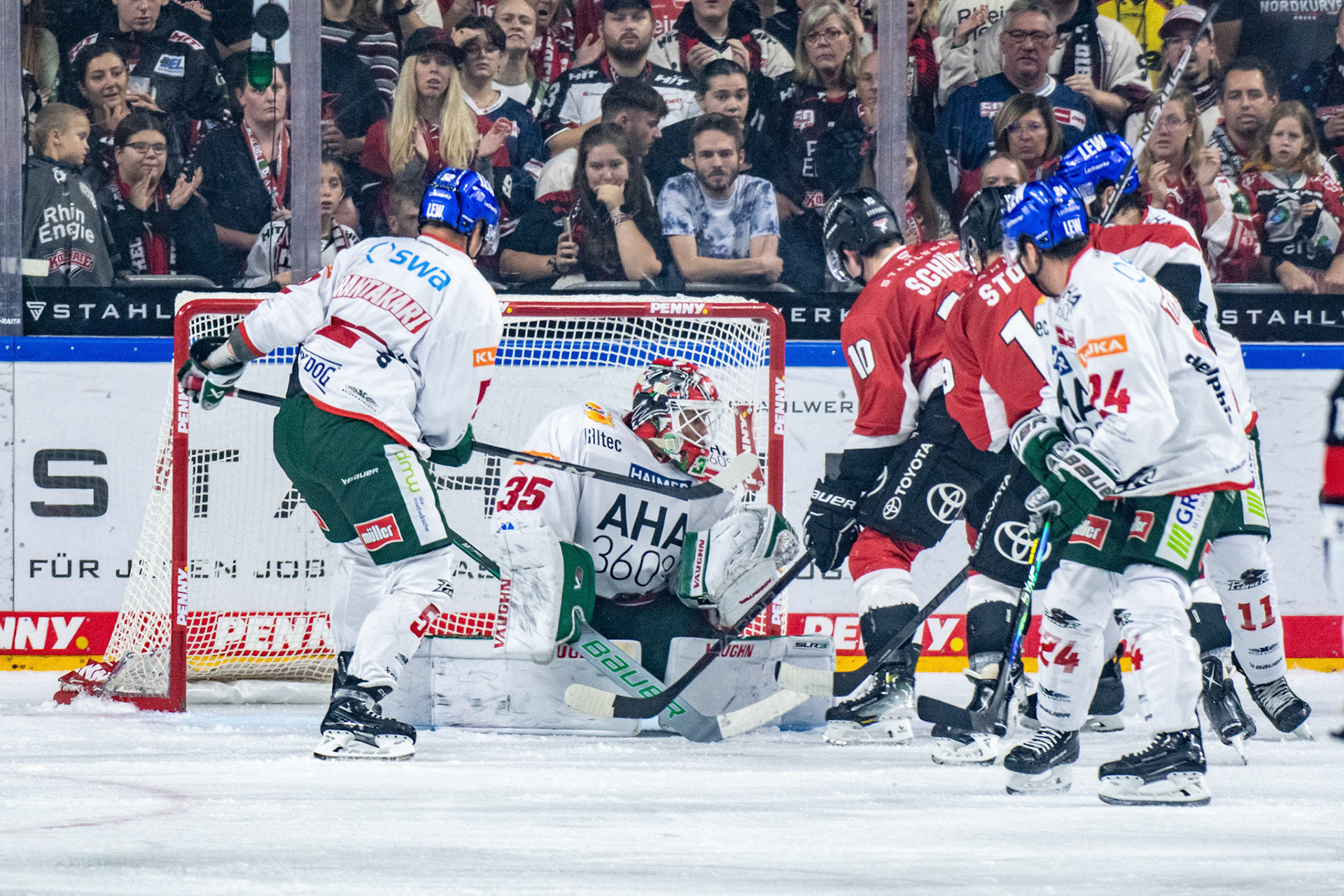 Markus Keller; DEL Kölner Haie - Augsburger Panther, 03.10.2023