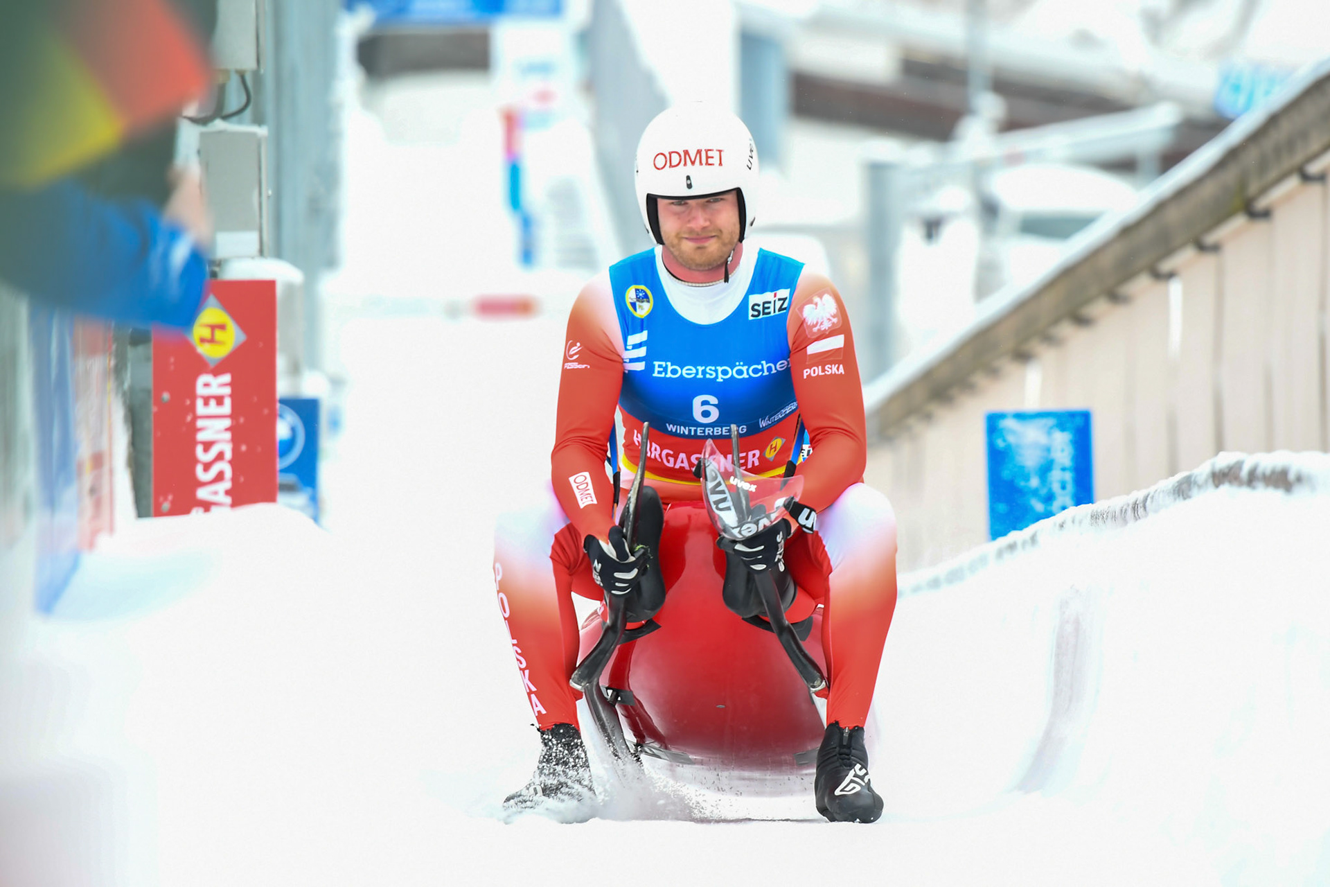 Wojciech Jerzy Chmielewski, Jakub Kowalewski, POL; Eberspächer Luge World Cup; Veltins Eisarena Winterberg 25.02.2023
