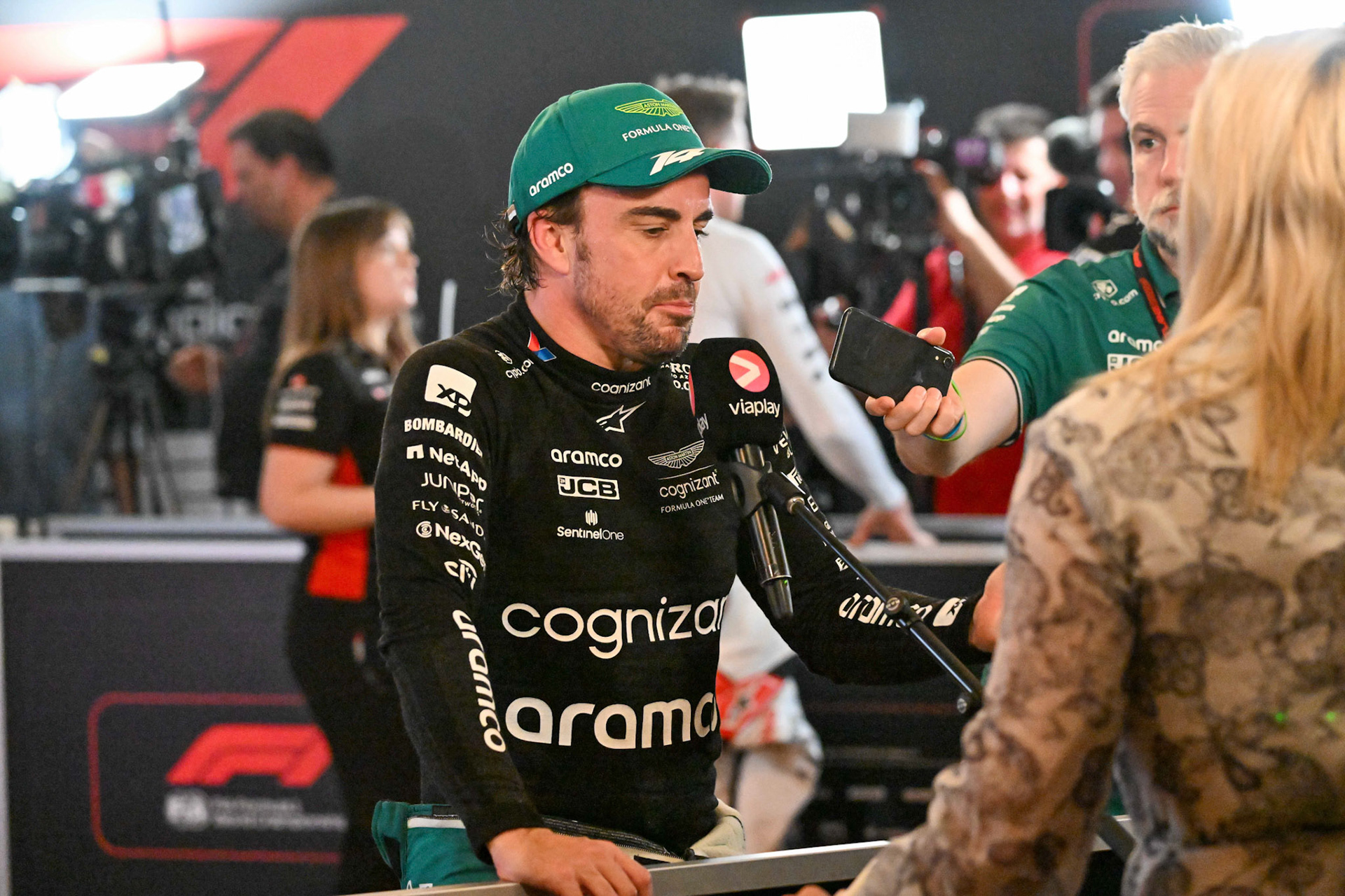 Fernando Alonso (ESP) Aston Martin Formula One Team; Formel 1 GP Abu Dhabi. Samstag 25.11.2023