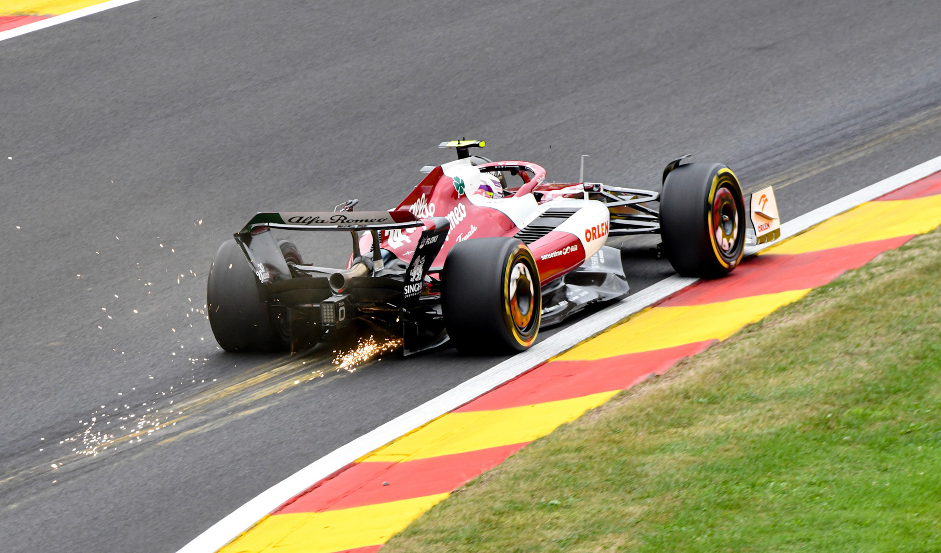 Guanyu Zhou (CHN) Alfa Romeo Racing; Formel 1 GP Belgien. Freitag, 26.08.2022