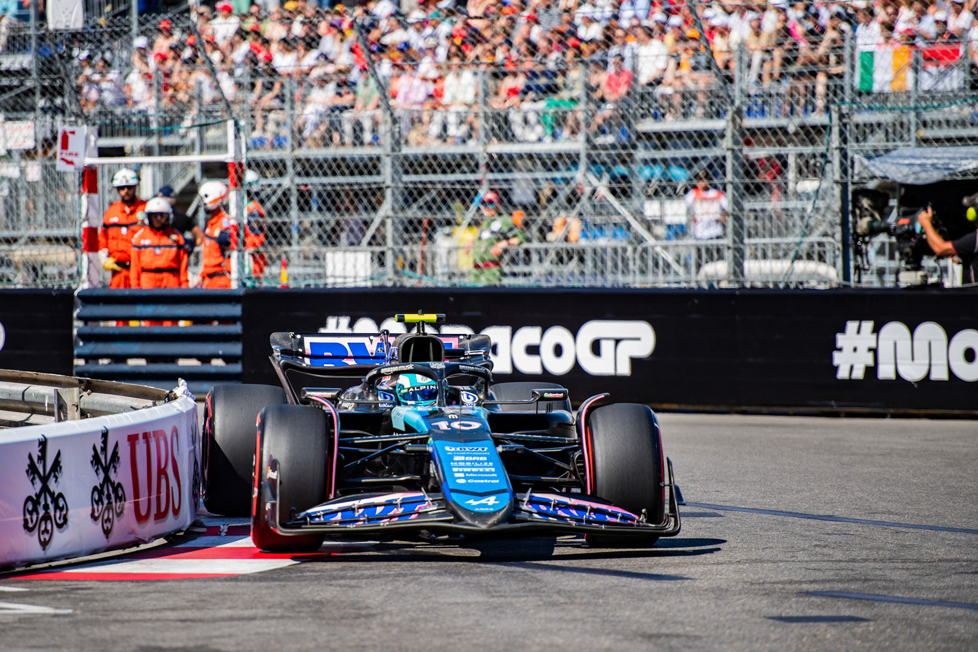 Pierre Gasly #10, BWT Alpine F1 Team; Formel1 GP Monaco Samstag, 25.05.2024