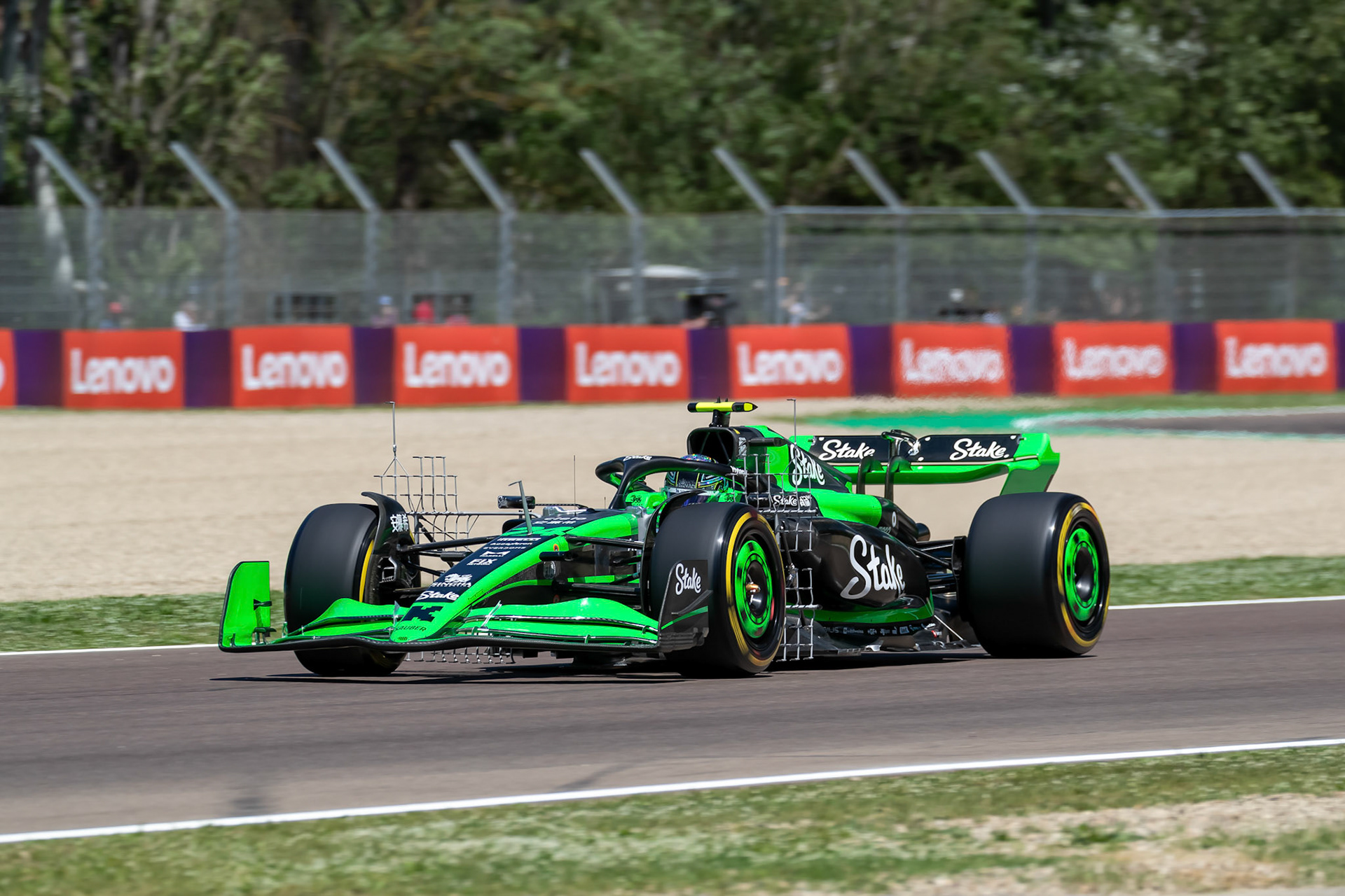 Guanyu Zhou #24, Stake F1 Team Kick Sauber; F1 GP Imola / Italien Freitag, 17.05.2024