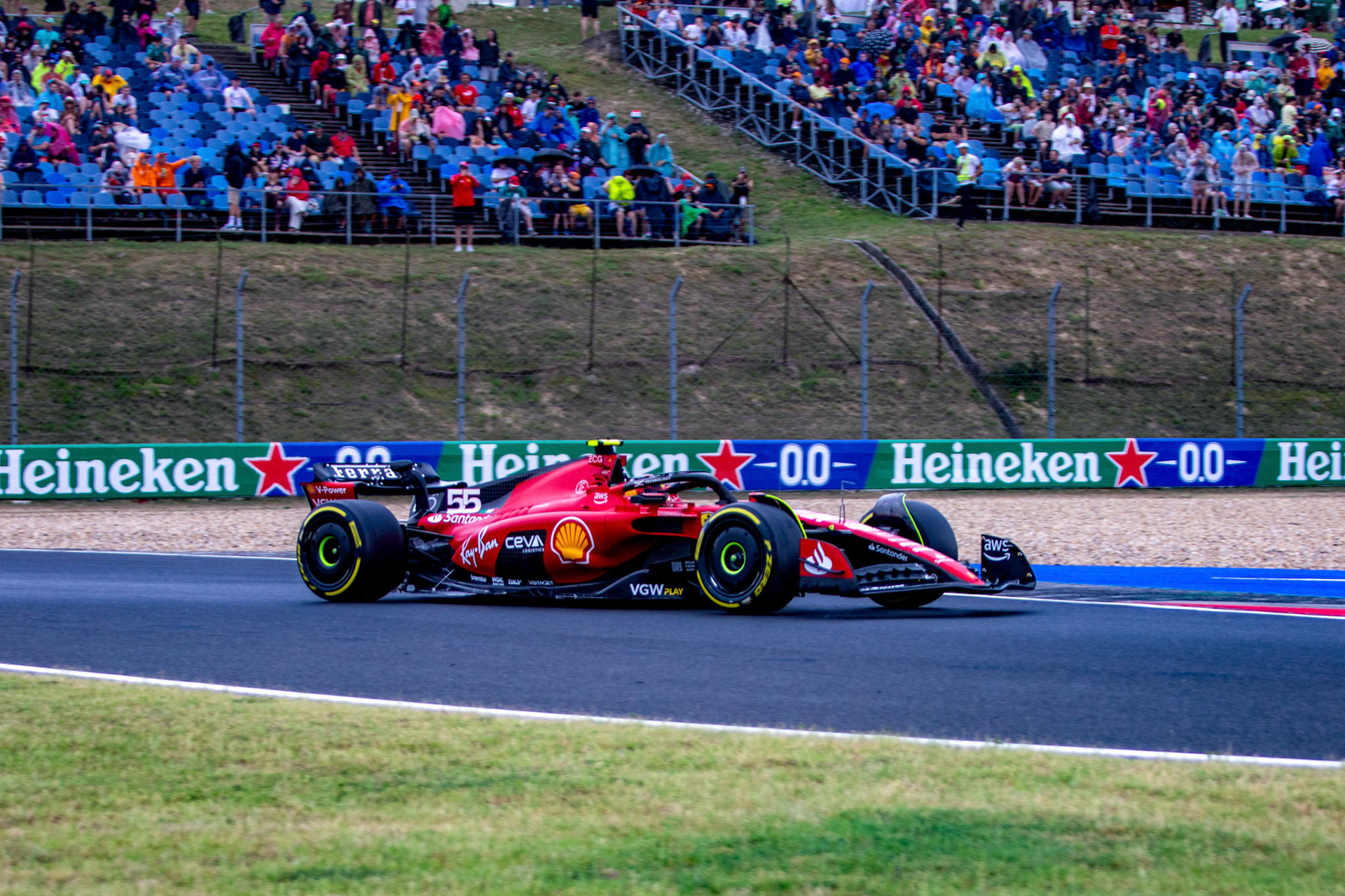 Carlos Sainz (ESP) Scuderia Ferrari; Formel 1 GP Budapest / Ungarn. Feitag, 21.07.2023