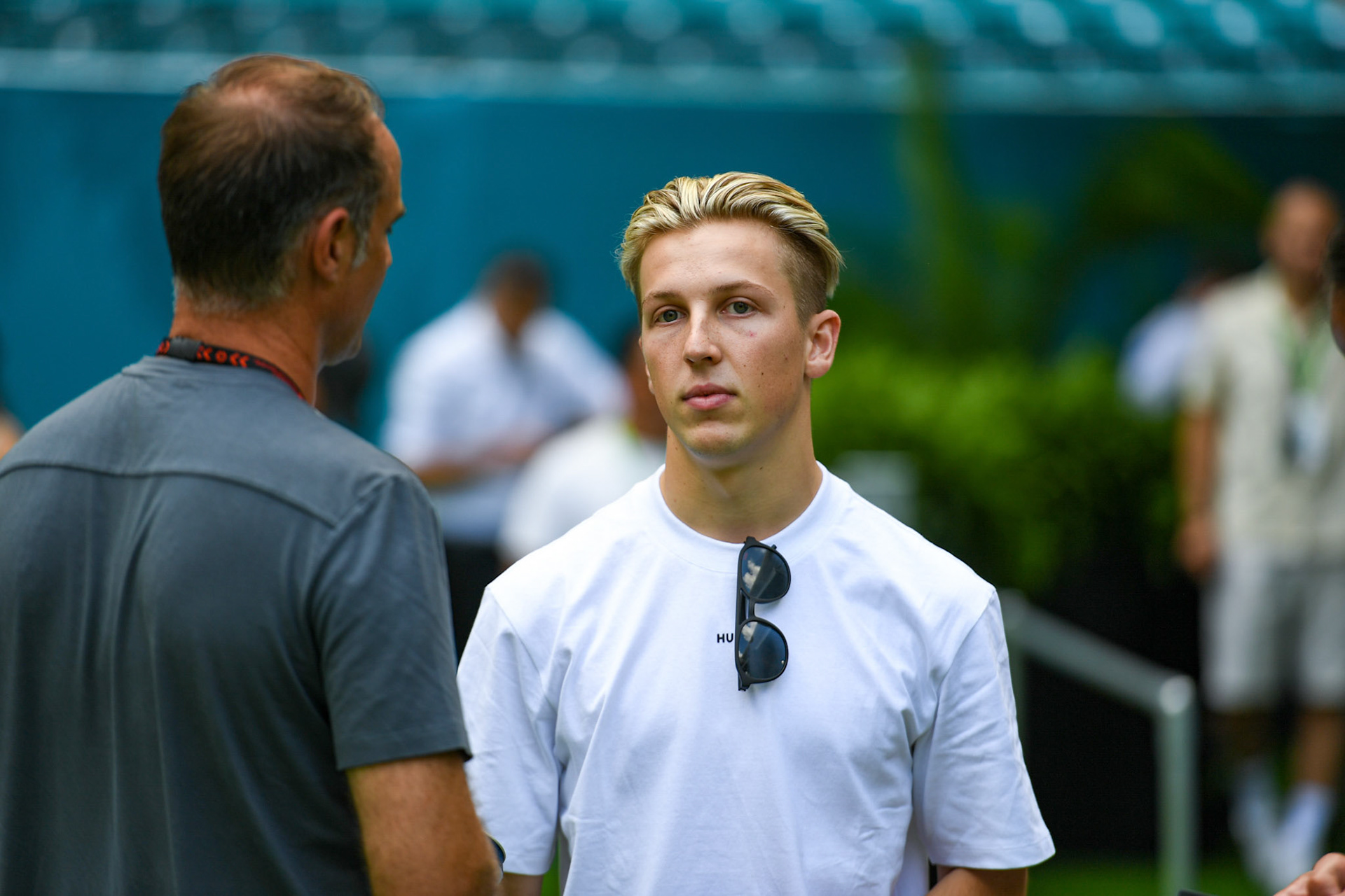 Liam Lawson und Oliver Mintzlaff; Formel 1 GP Miami / USA. 05.05.2024