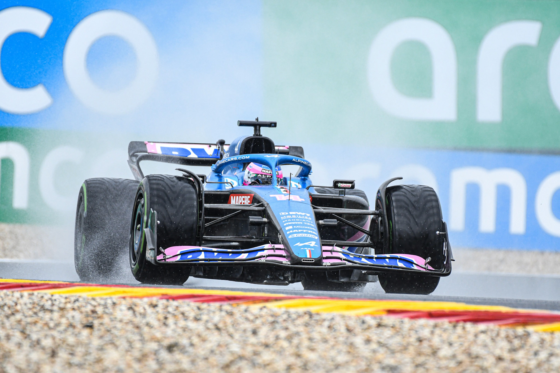 Fernando Alonso (ESP) Alpine F1 Team; Formel 1 GP Belgien. Freitag, 26.08.2022