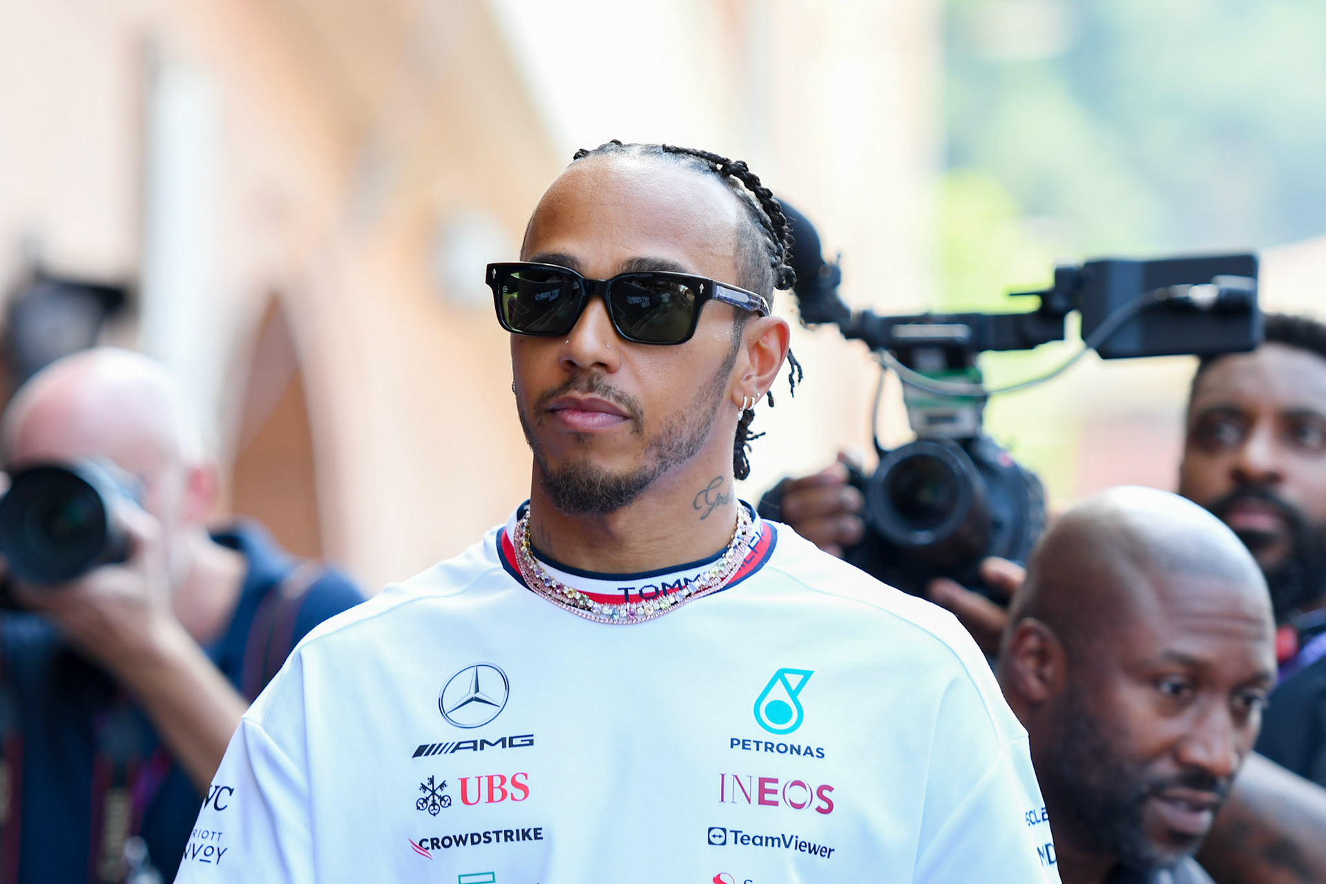 Lewis Hamilton (GBR) Mercedes AMG F1 Team; Formel 1 GP Monaco. Donnerstag 25.05.2023