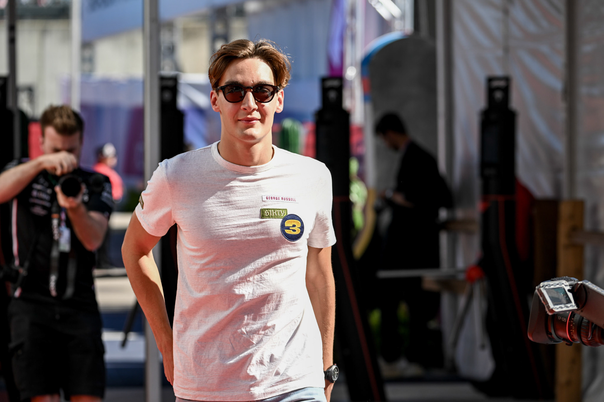 George Russell (GBR) Mercedes AMG F1 Team; Formel 1 GP USA Austin Texas. Freitag 20.10.2023