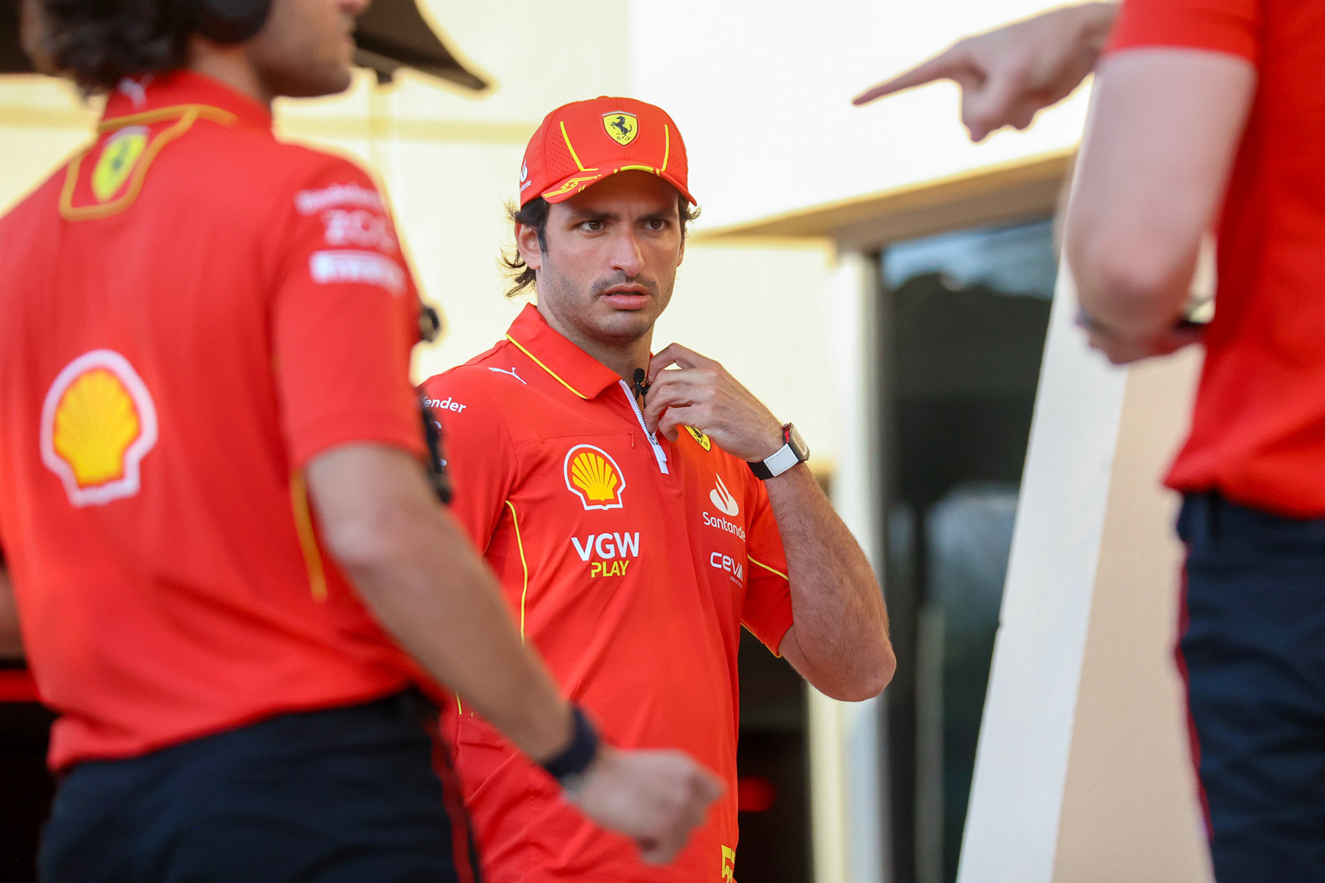 Carlos Sainz #55, Scuderia Ferrari; Formel 1 GP Bahrain. Mittwoch 28.02.2024