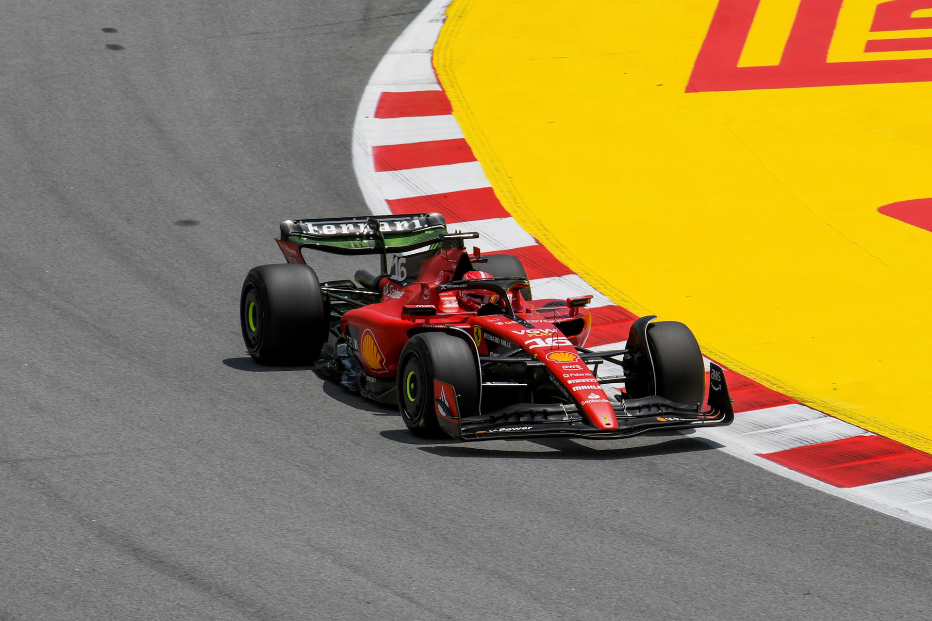 Charles Leclerc (MCO) Scuderia Ferrari;Formel 1 GP Barcelona. Freitag 02.06.2023