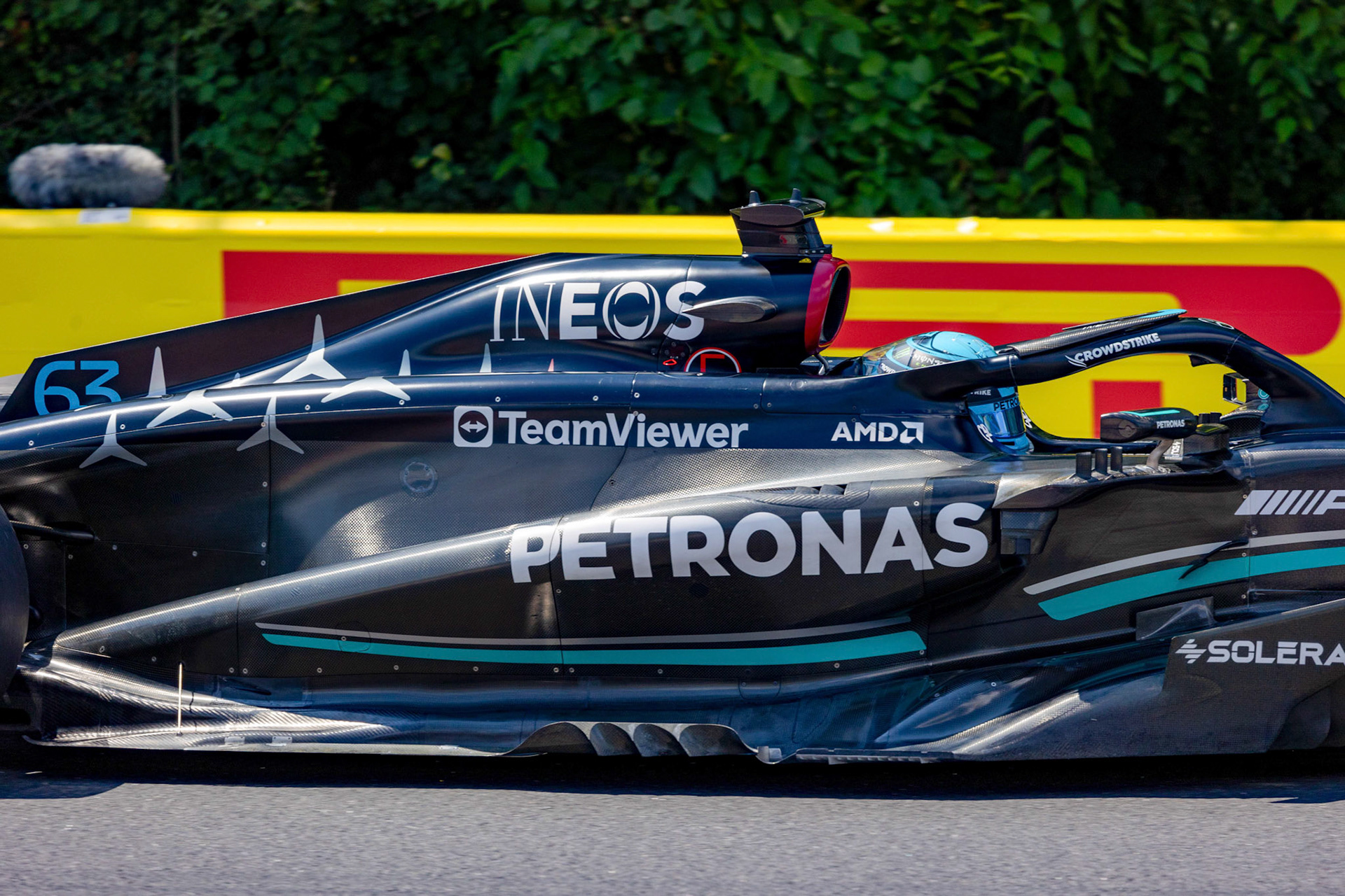 George Russell (GBR) Mercedes AMG F1 Team; Formel 1 GP Budapest / Ungarn. Samstag, 22.07.2023