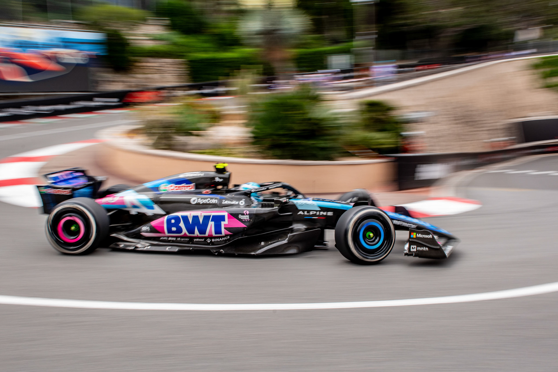 Pierre Gasly #10, BWT Alpine F1 Team; Formel1 GP Monaco Freitag, 24.05.2024