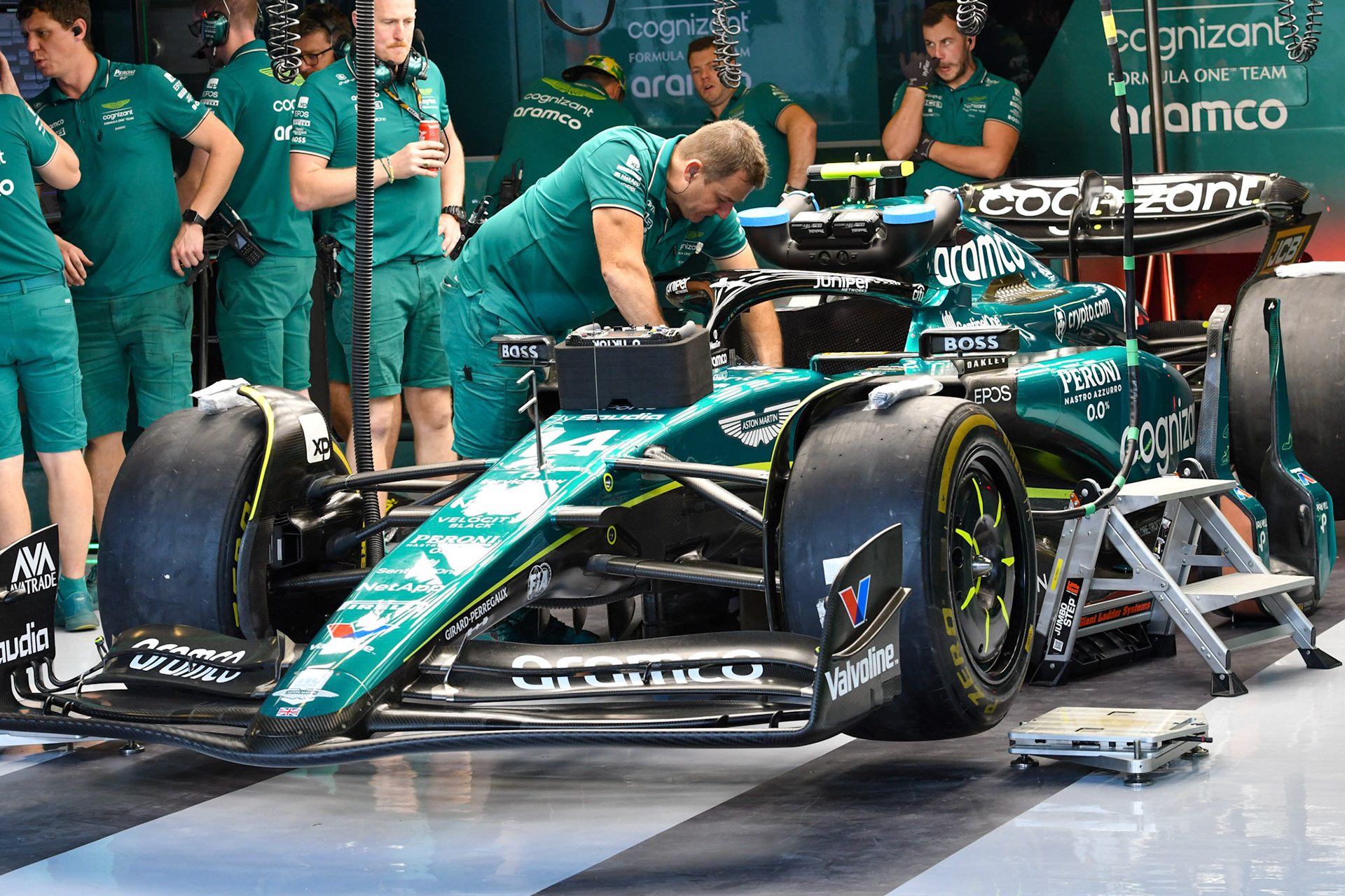 Aston Martin Formula One Team; Formel 1 GP Abu Dhabi. Freitag 24.11.2023