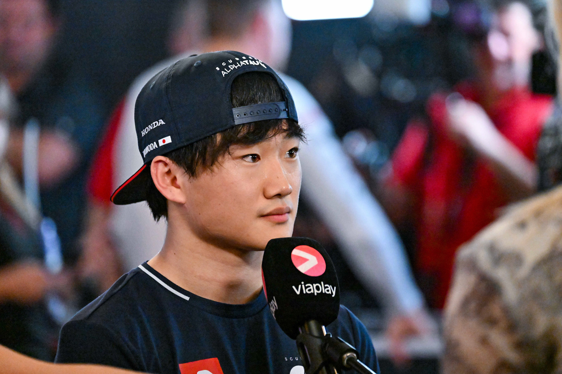 Yuki Tsunoda (JPN) Scuderia Alpha Tauri;Formel 1 GP Abu Dhabi. Samstag 25.11.2023