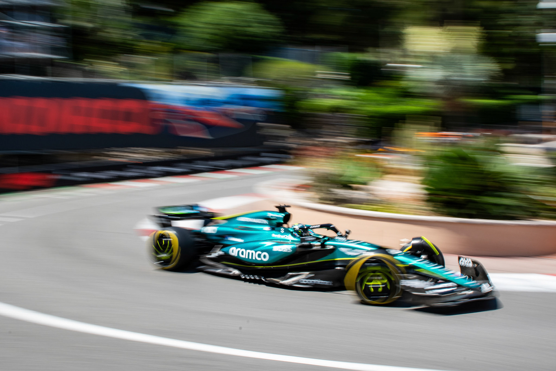 Lance Stroll #18, Aston Martin Aramco F1 Team; Formel1 GP Monaco Samstag, 25.05.2024