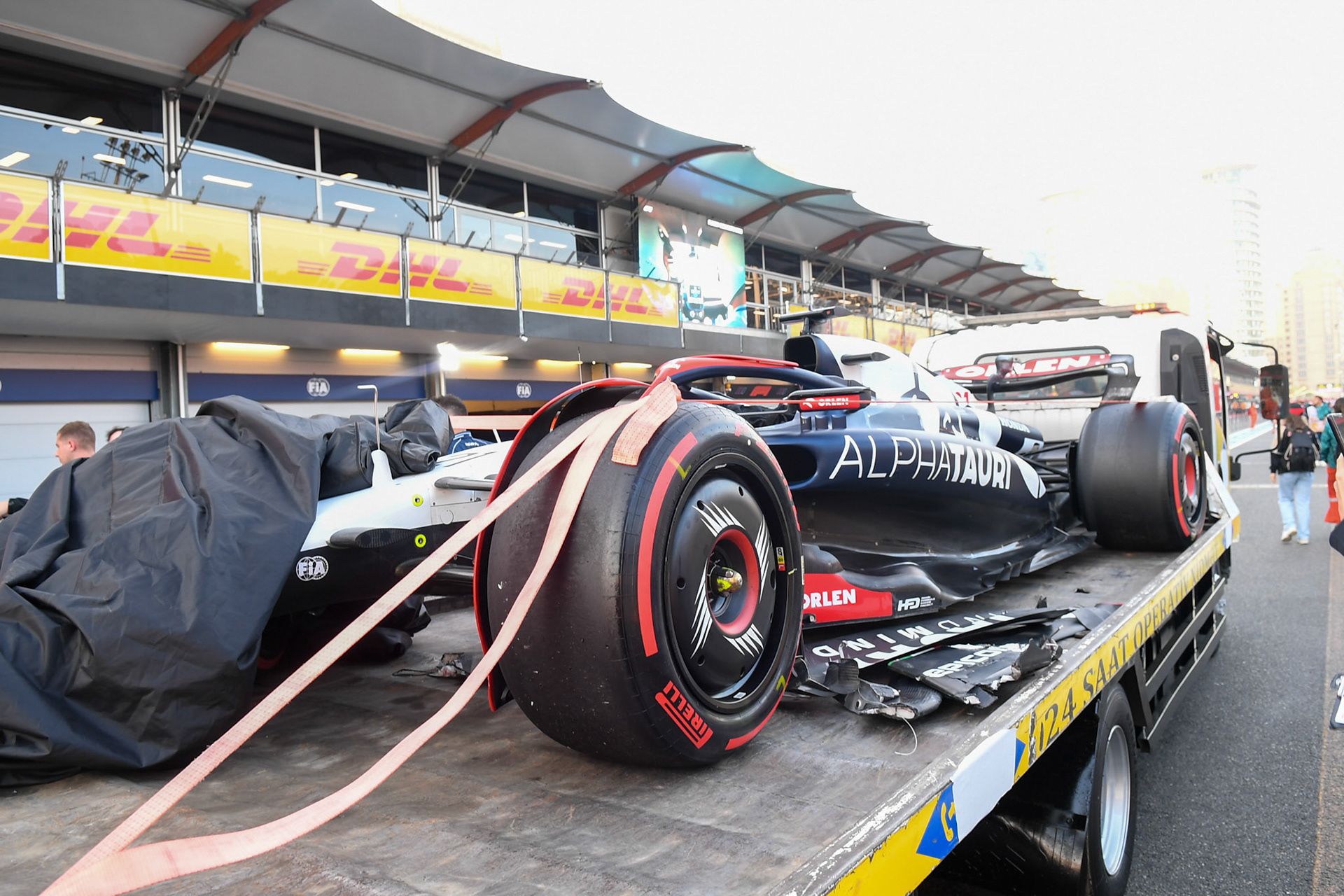 Nyck de Vries (NED) Scuderia Alpha Tauri; Formel 1 GP Baku Azerbaijan. Freitag 28.04.2023