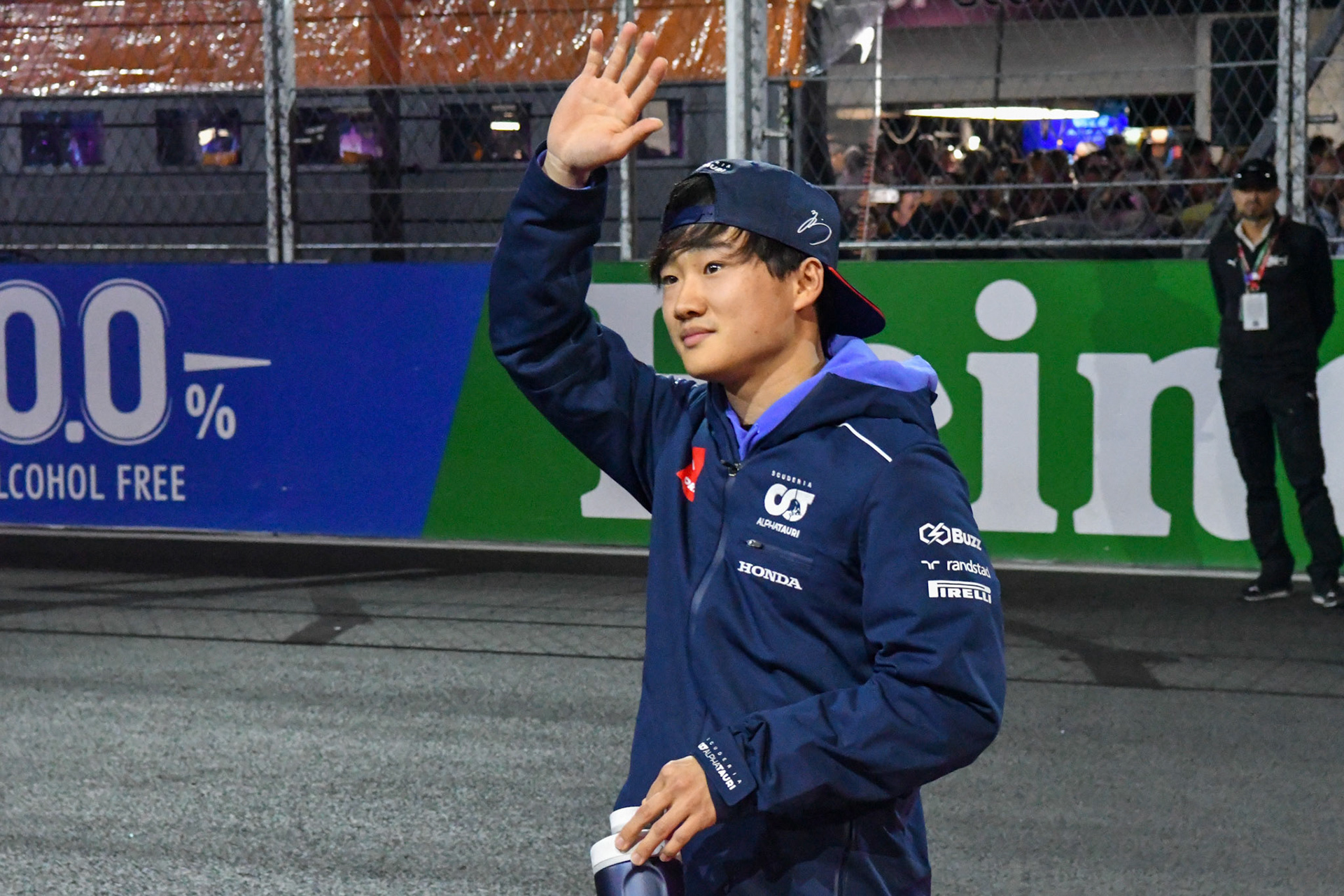 Yuki Tsunoda (JPN) Scuderia Alpha Tauri;Formel 1 GP USA Las Vegas. Sonntag 19.11.2023