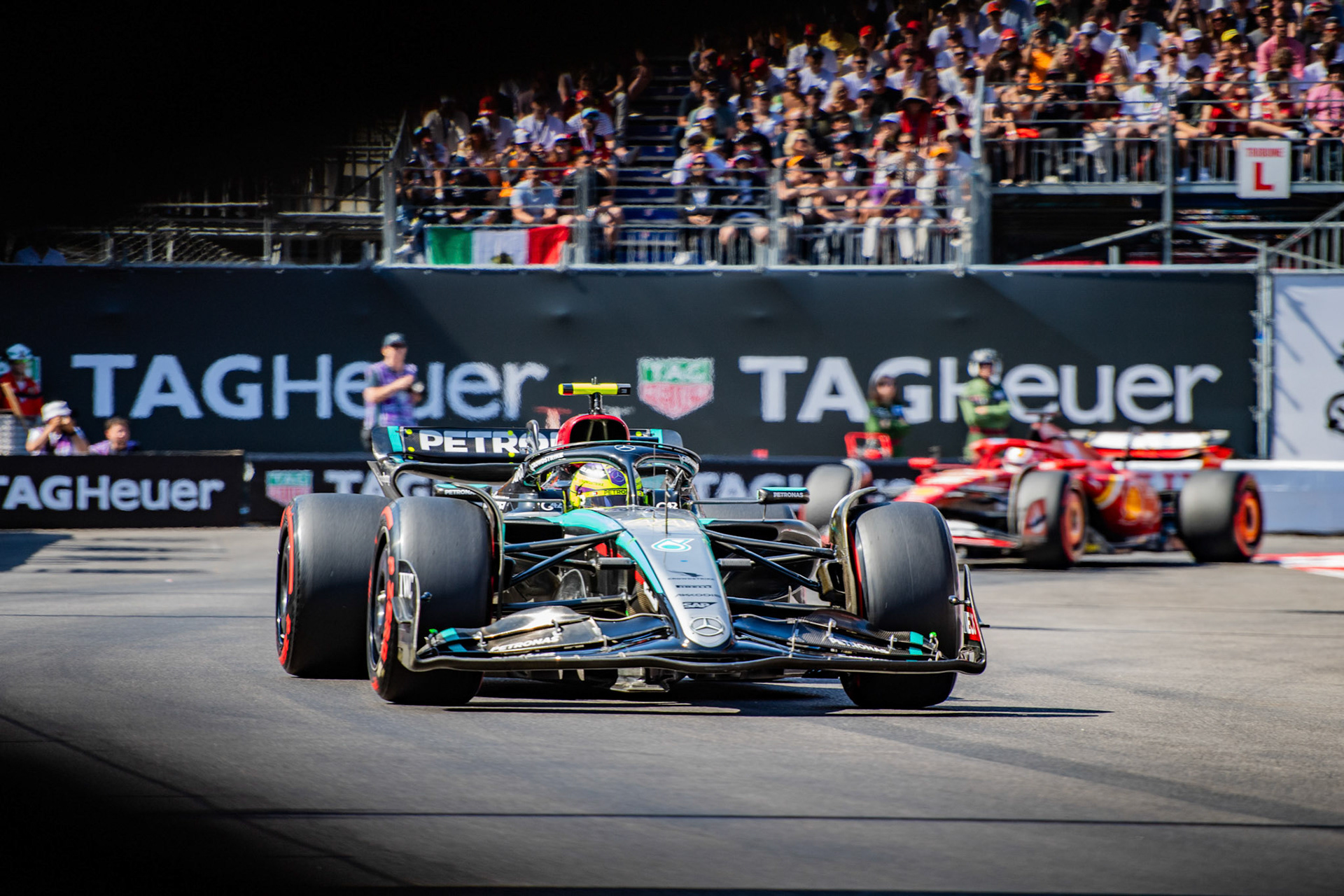 Lewis Hamilton #44, Mercedes-AMG Petronas F1 Team; Formel1 GP Monaco Samstag, 25.05.2024