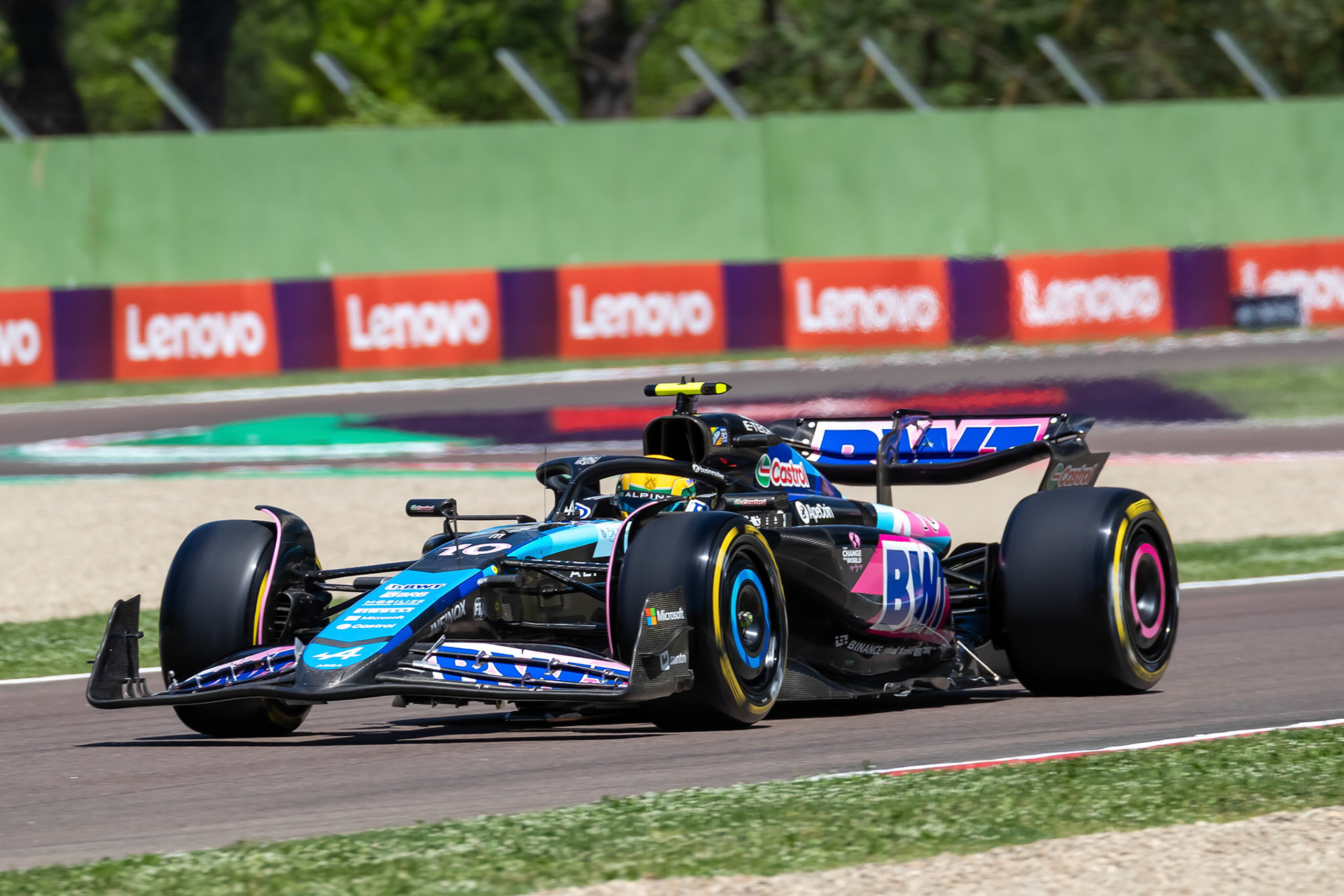 Pierre Gasly #10, BWT Alpine F1 Team; F1 GP Imola / Italien Freitag, 17.05.2024