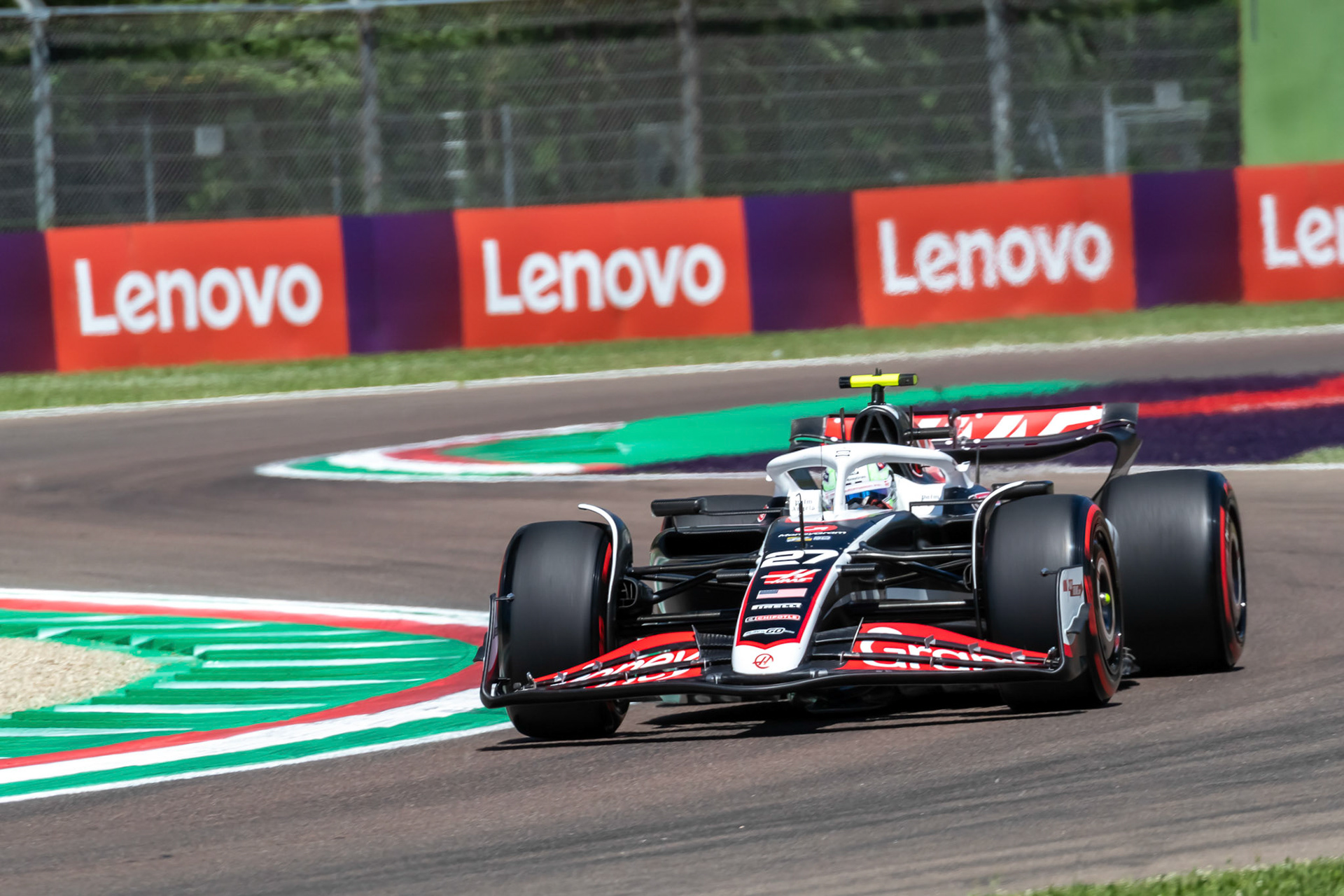 Nico Hülkenberg #27, MoneyGram Haas F1 Team; F1 GP Imola / Italien Freitag, 17.05.2024