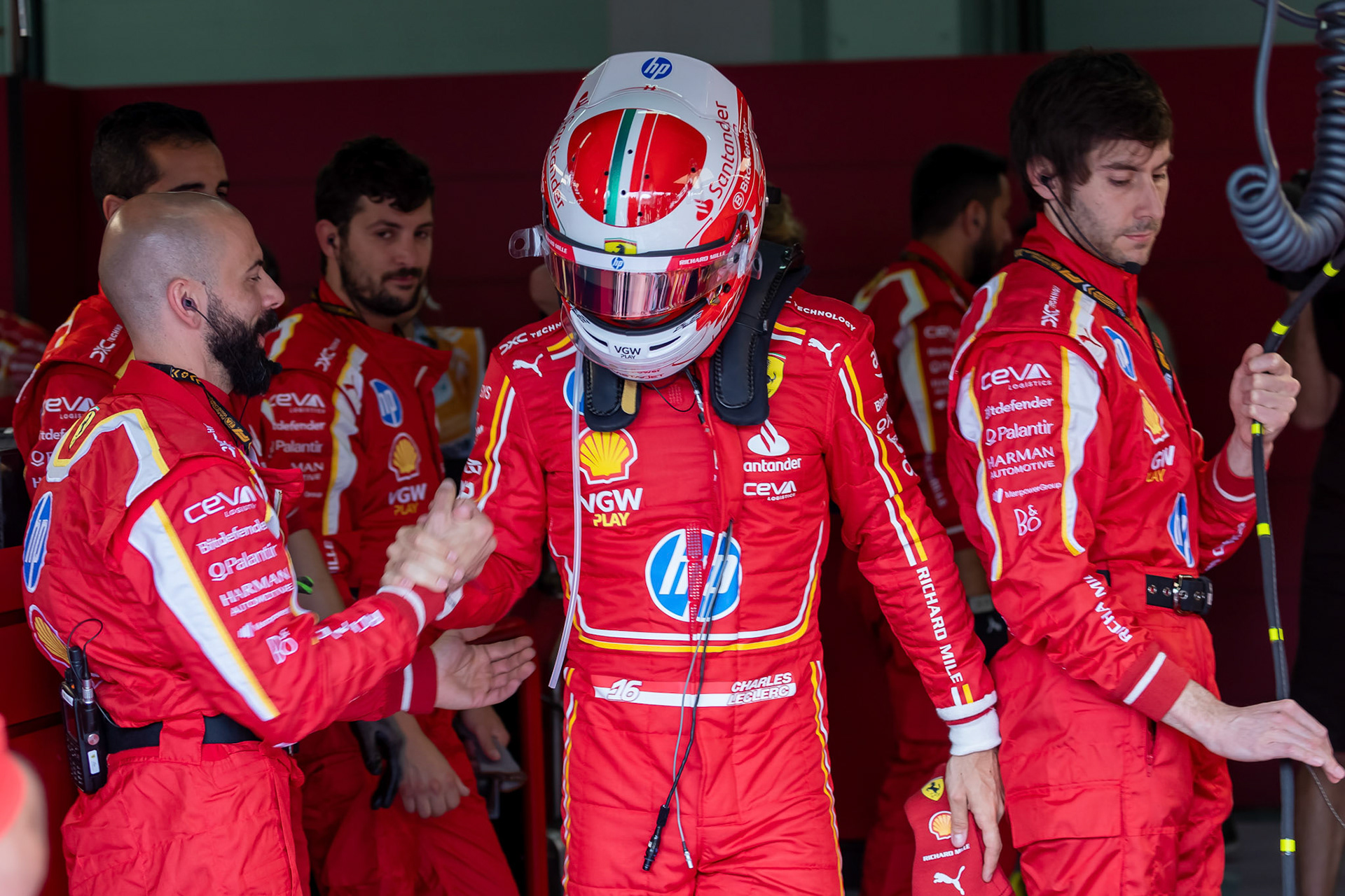 Charles Leclerc #16, Scuderia Ferrari; F1 GP Imola / Italien Sonntag, 19.05.2024