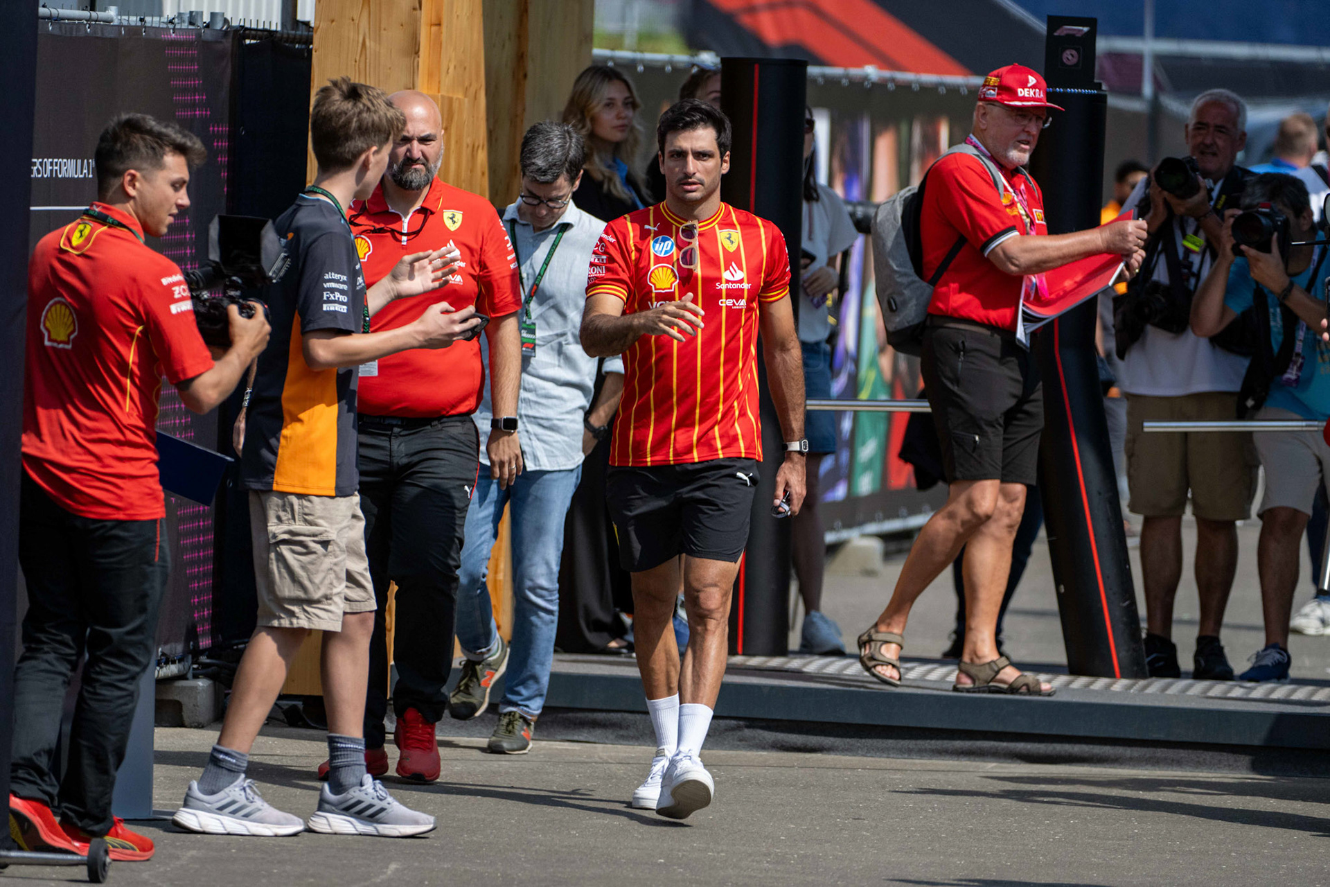 Carlos Sainz #55, Scuderia Ferrari;Formel 1 GP Austria / Österreich. Freitag, 28.06.2024