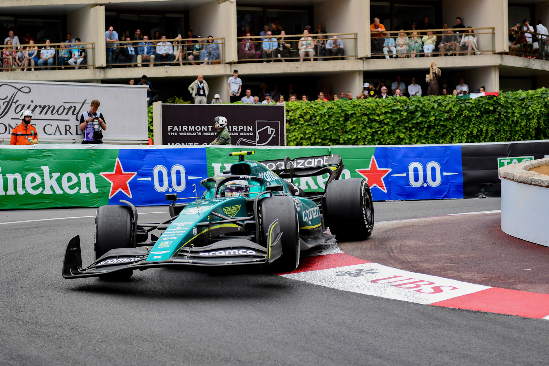 Sebastian Vettel (Ger) Aston Martin Cognizant Formula One Team; Formel 1 Monaco am 29.05.2022