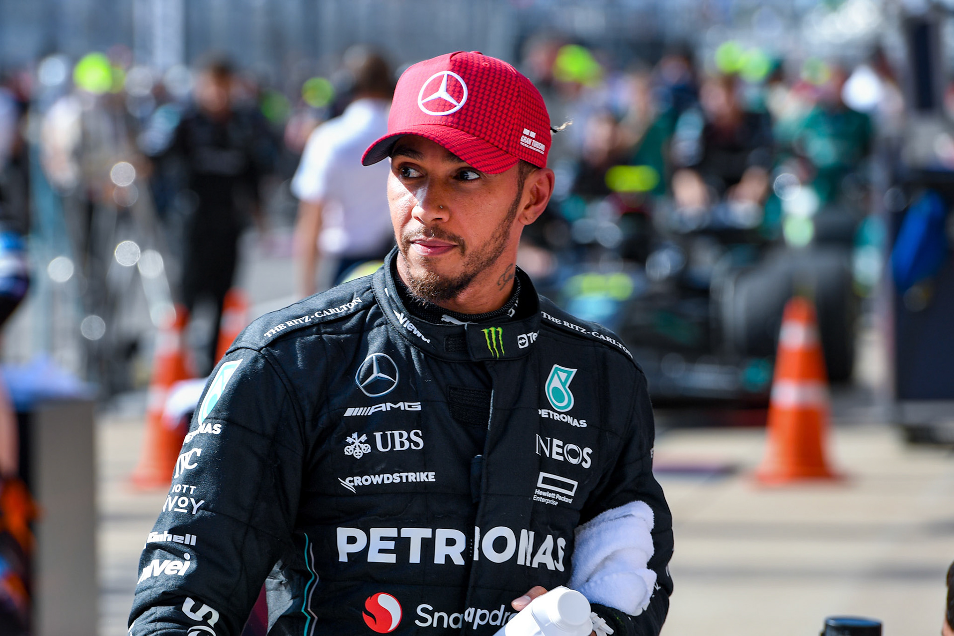 Lewis Hamilton (GBR) Mercedes AMG F1 Team; Formel 1 GP USA Austin Texas. Sonntag 22.10.2023