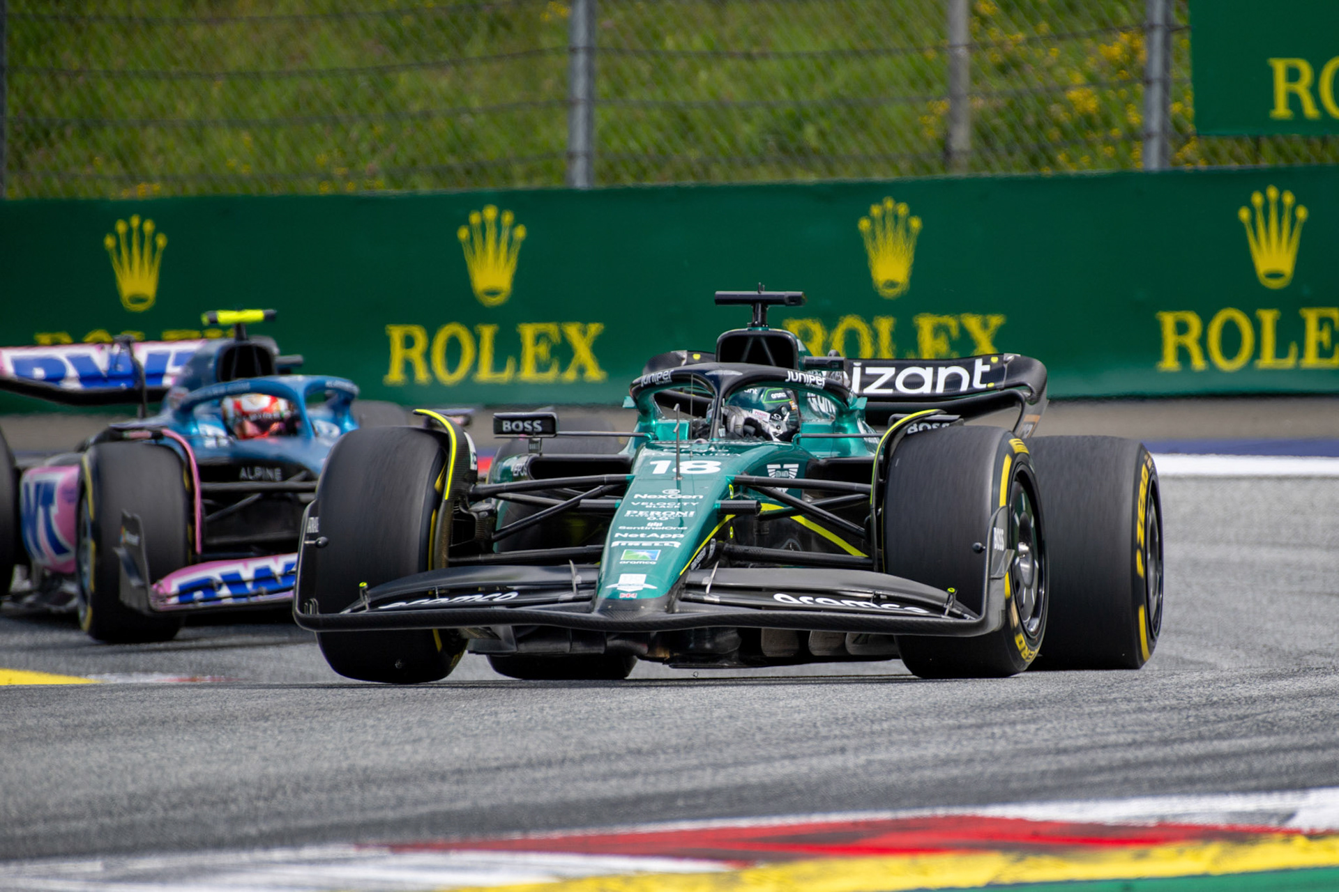 Lance Stroll (CAN) Aston Martin Formula One Team; Formel 1 GP Austria / Österreich. Sonntag, 02.07.2023