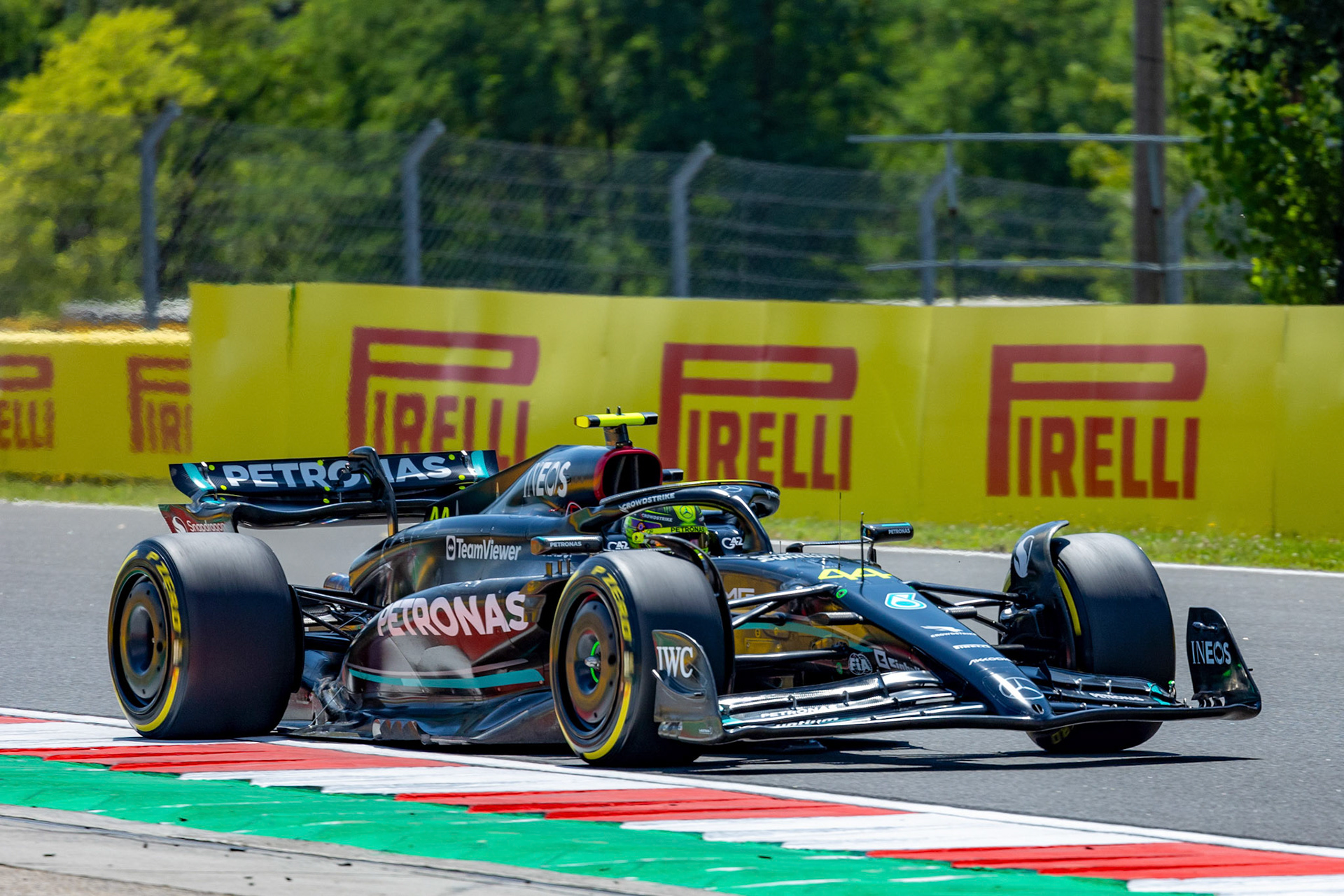 Lewis Hamilton (GBR) Mercedes AMG F1 Team; Formel 1 GP Budapest / Ungarn. Samstag, 22.07.2023