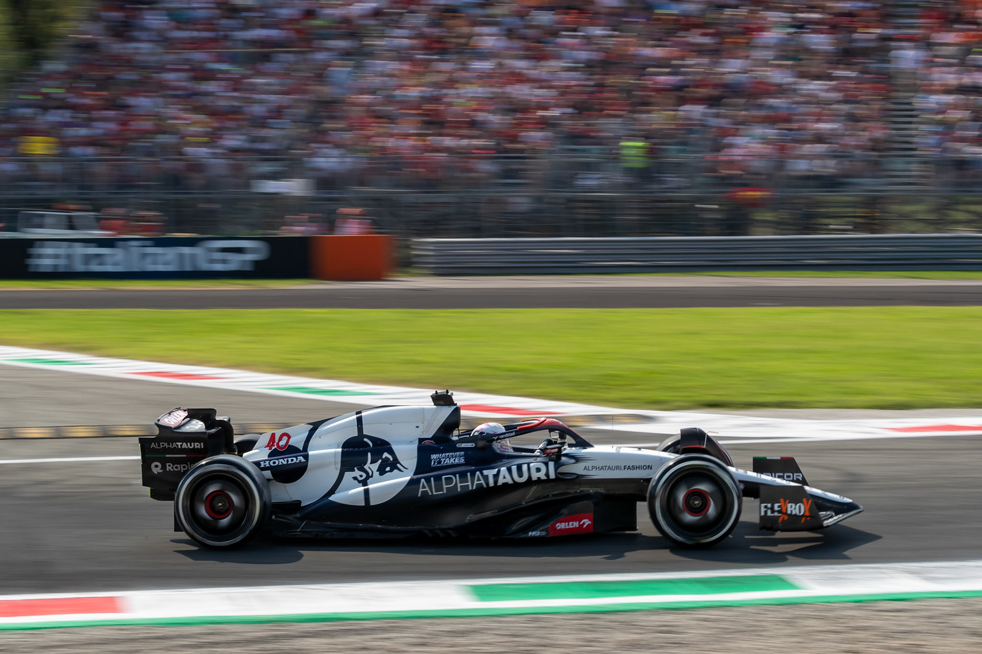 Liam Lawson, Scuderia Alpha Tauri; Formel 1 GP Italien / Monza. Samstag, 02.09.2023