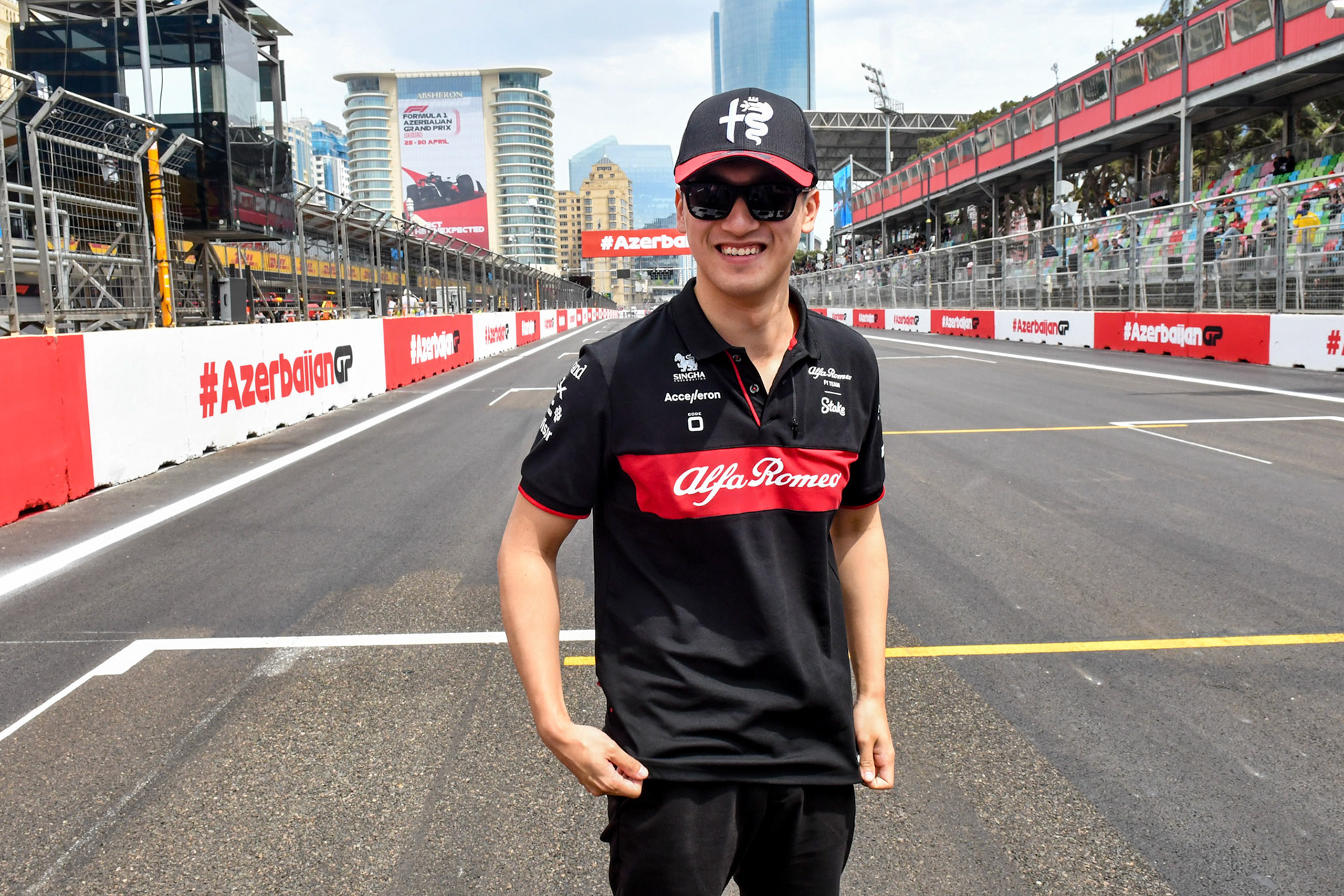 Guanyu Zhou (CHN) Alfa Romeo F1 Team; Formel 1 GP Baku Azerbaijan. Sonntag 30.04.2023